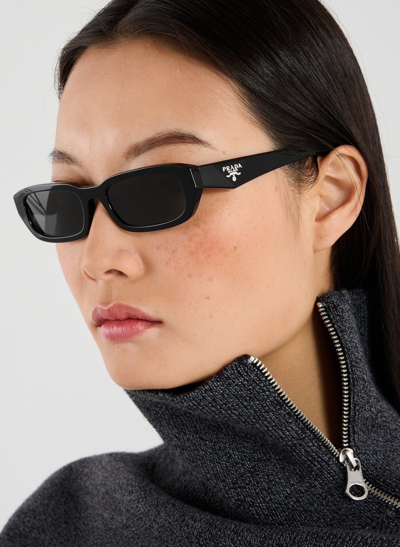 Lunettes de soleil rectangle PRADA Multicolore