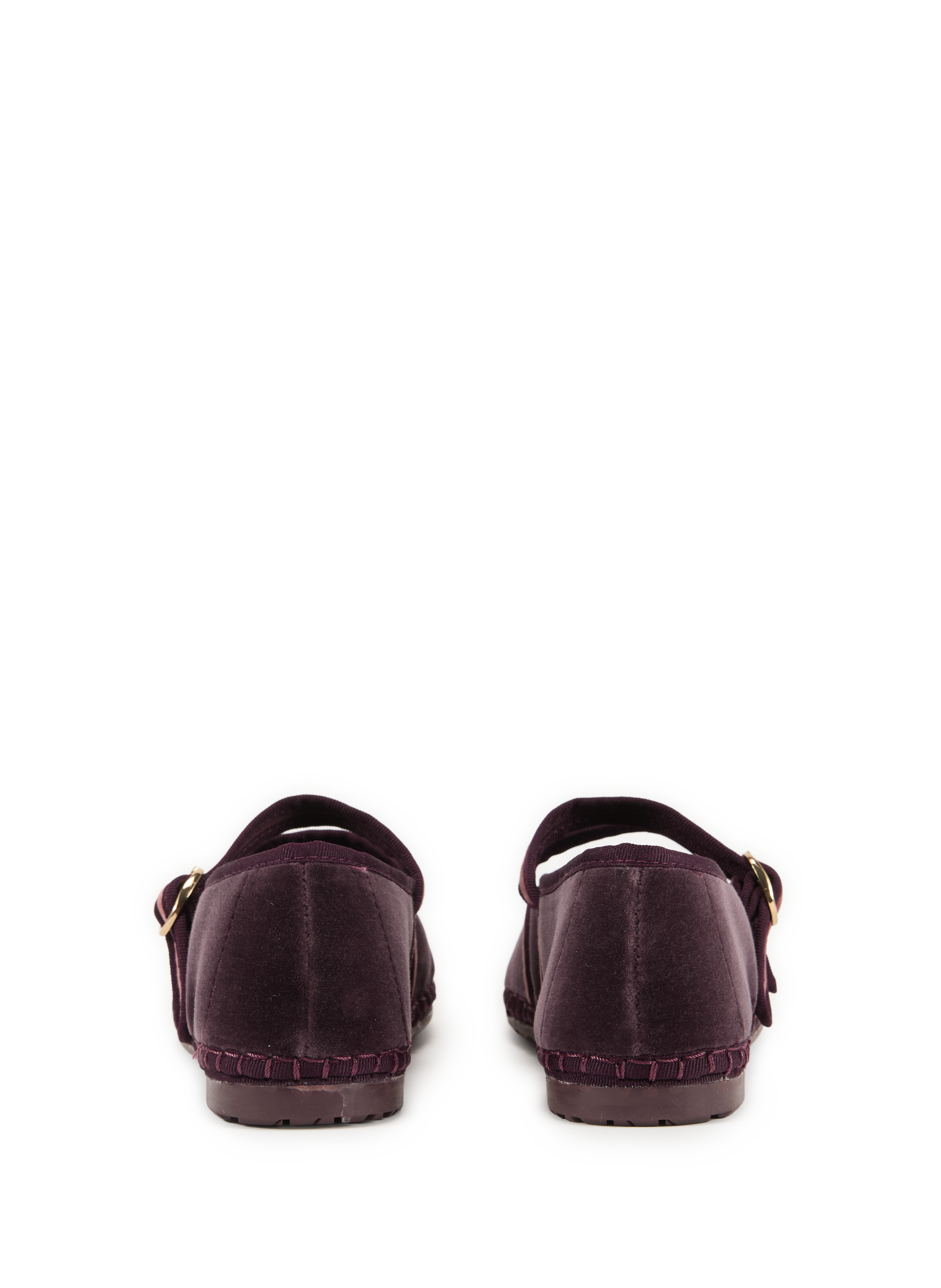 Ballerines double bride en coton mélangé FLABELUS Violet