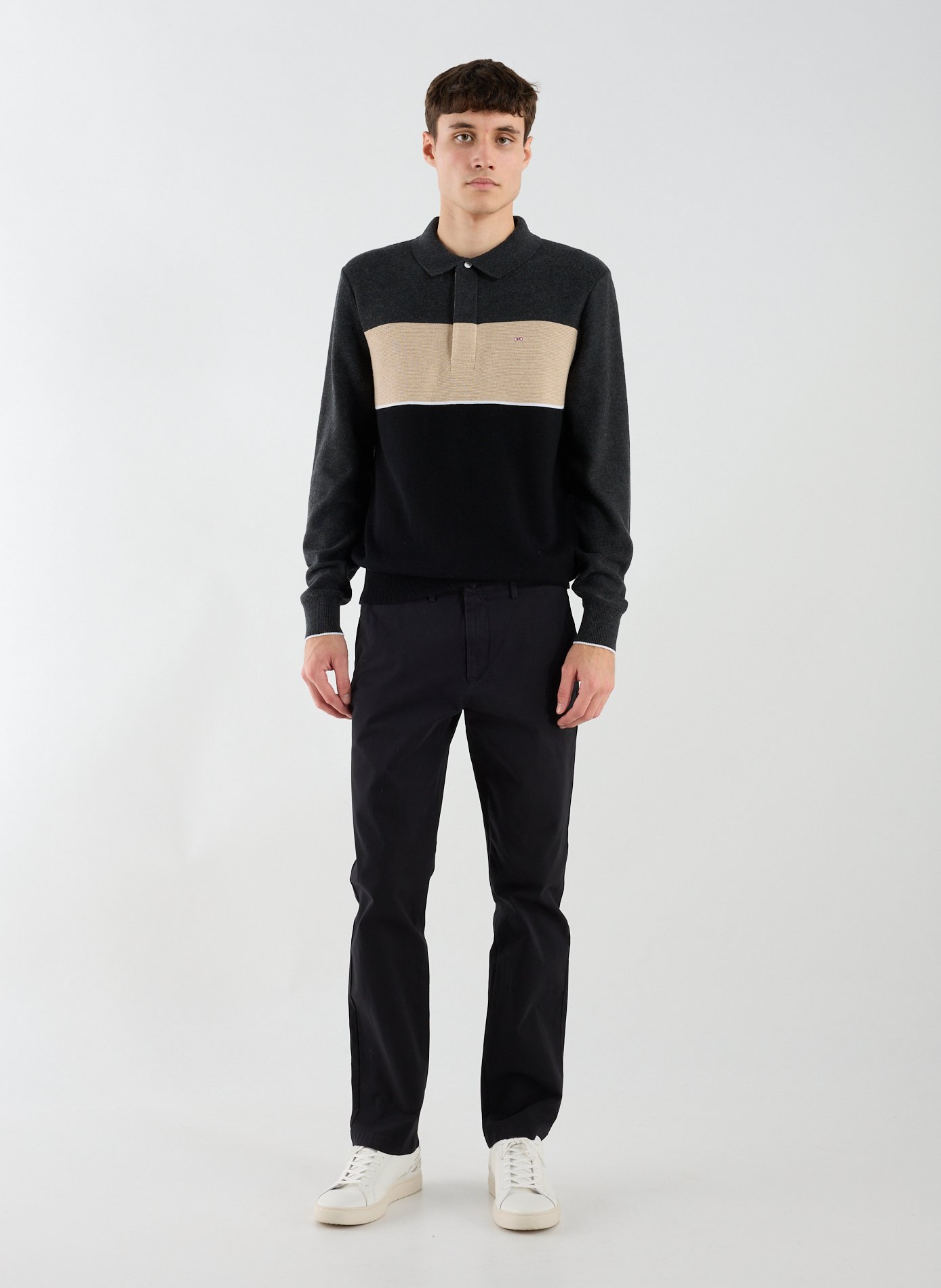 Slim-fit cotton chinos DOCKERS Black