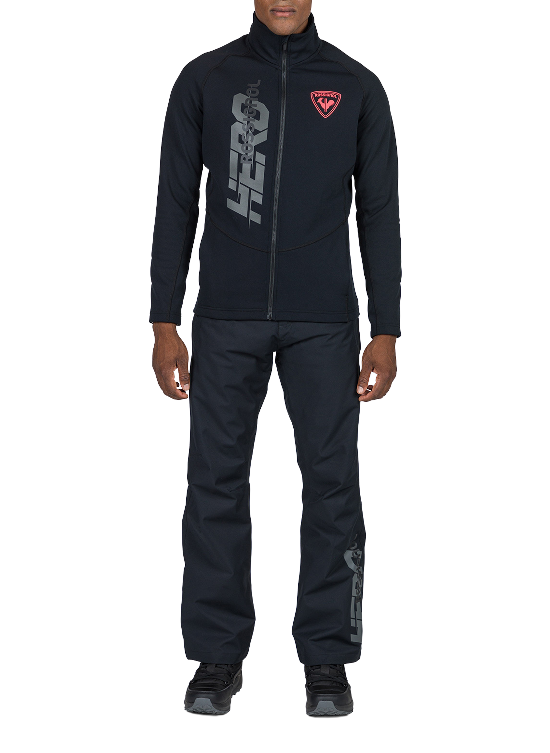 Lightweight printed jacket ROSSIGNOL Black