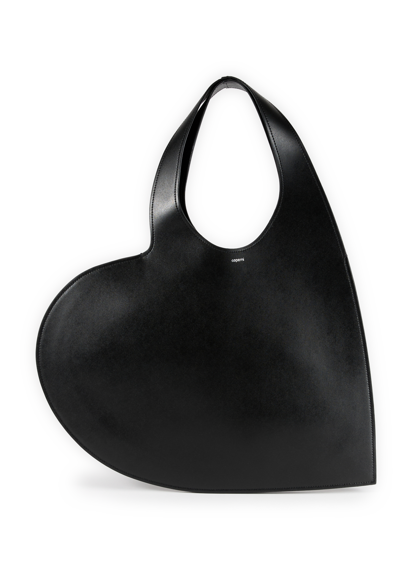 COPERNI Heart-shaped leather shoulder bag Black