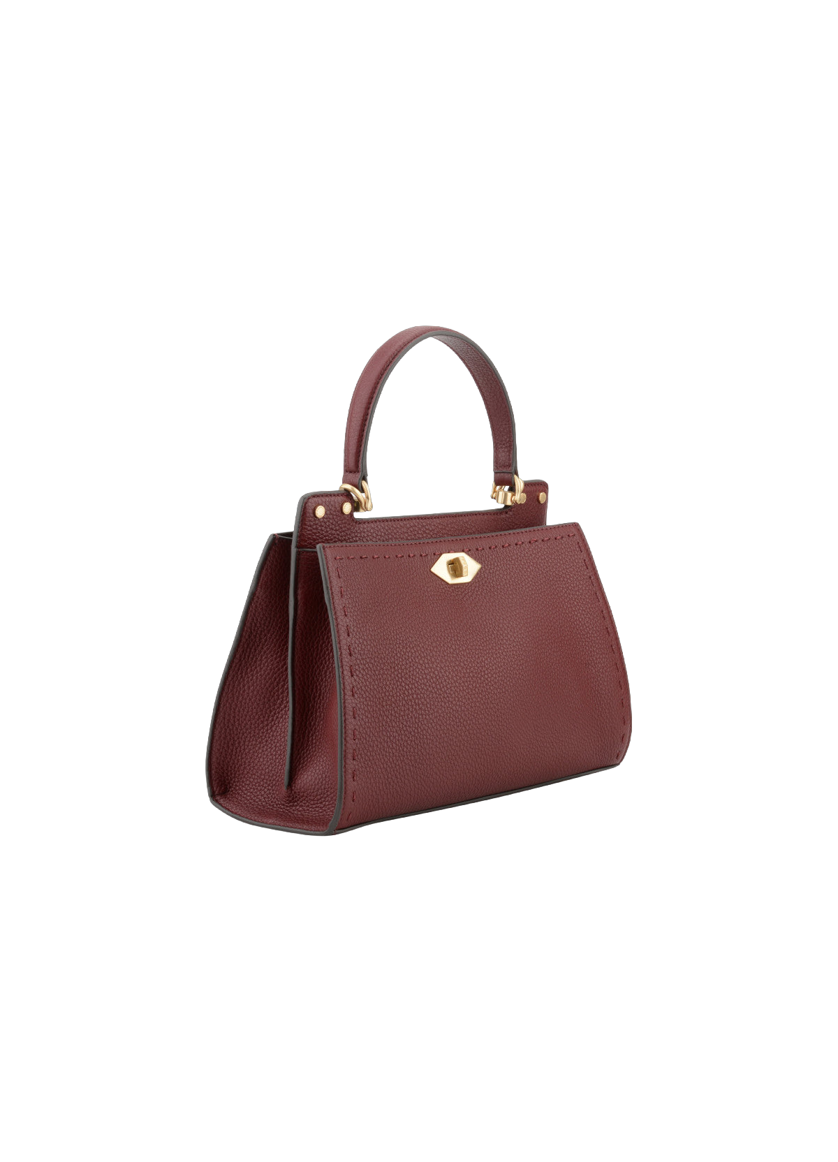 Trianon | sac porté main mm POURCHET Rouge