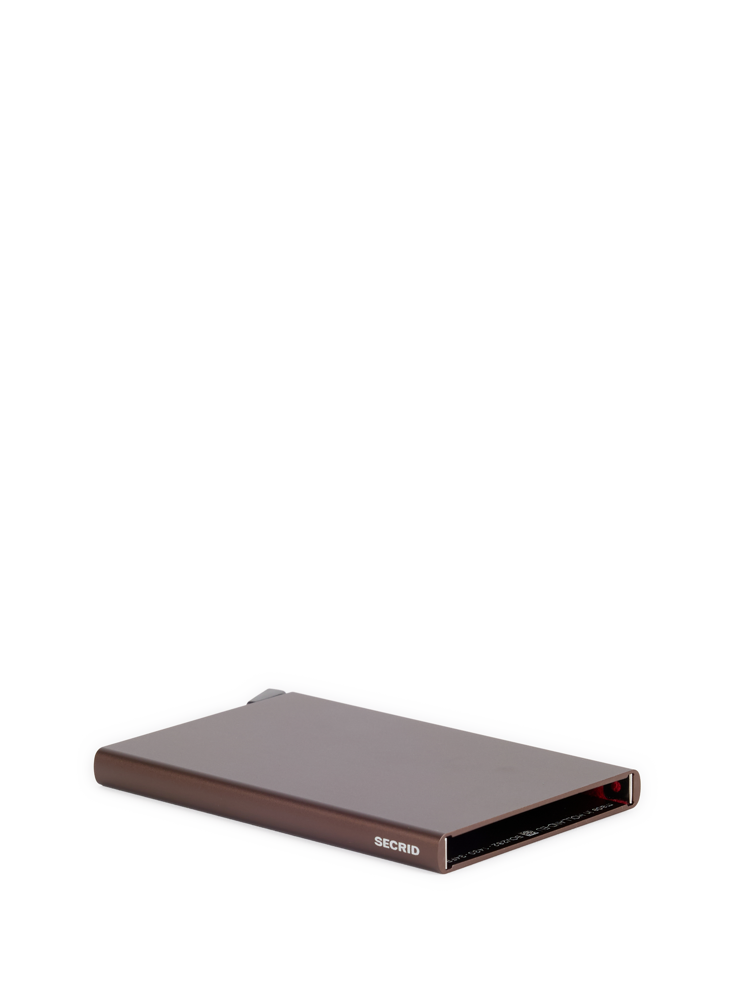 Protecteur de cartes métallisé SECRID Marron