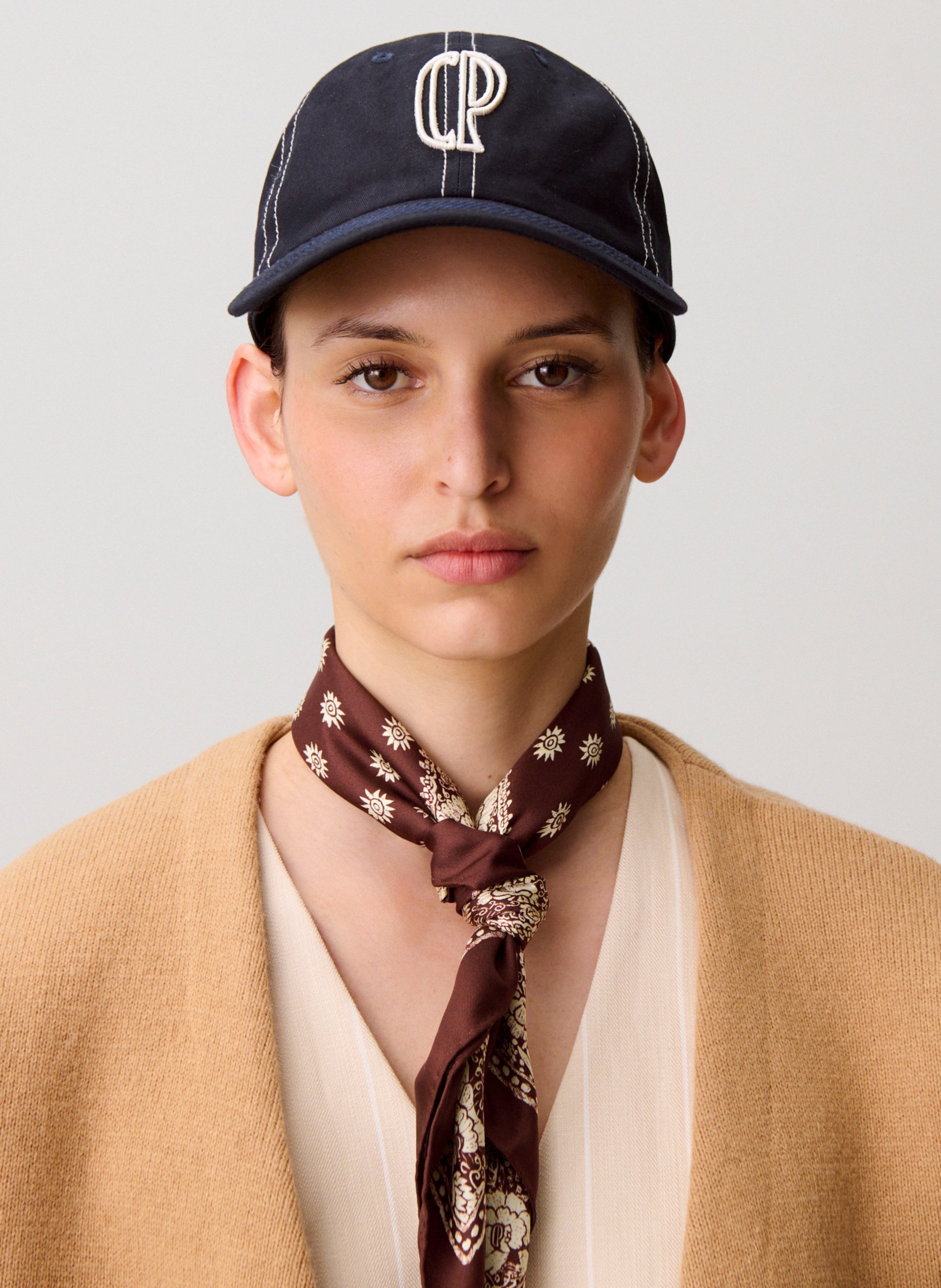 Casquette ajustable brodée CLAUDIE PIERLOT Bleu