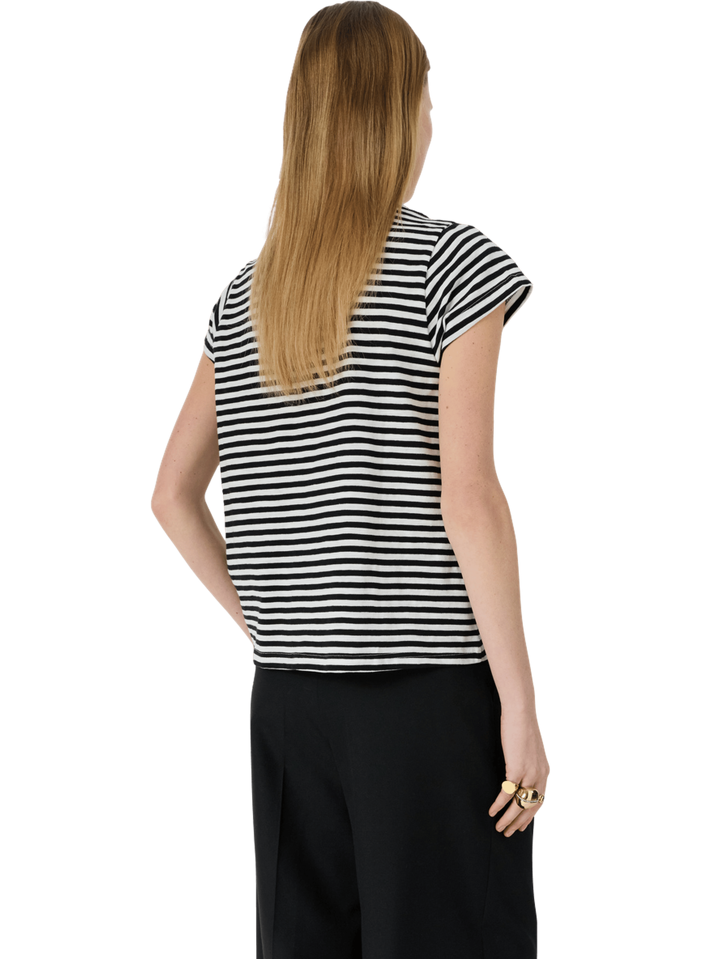 T-shirt à rayures - mayane GERARD DAREL Blanc