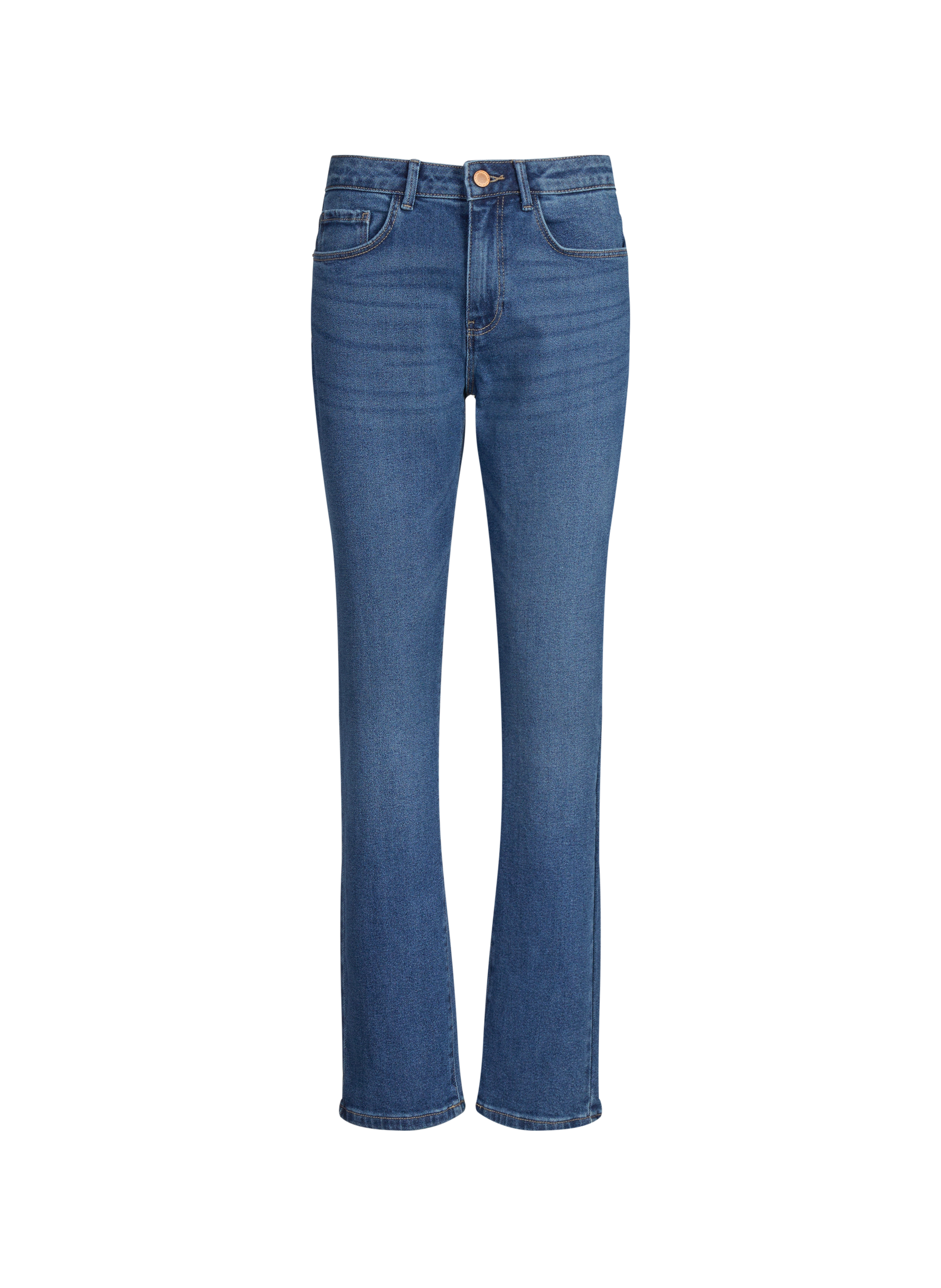 Straight leg jeans Vialice in blended cotton VILA Blue