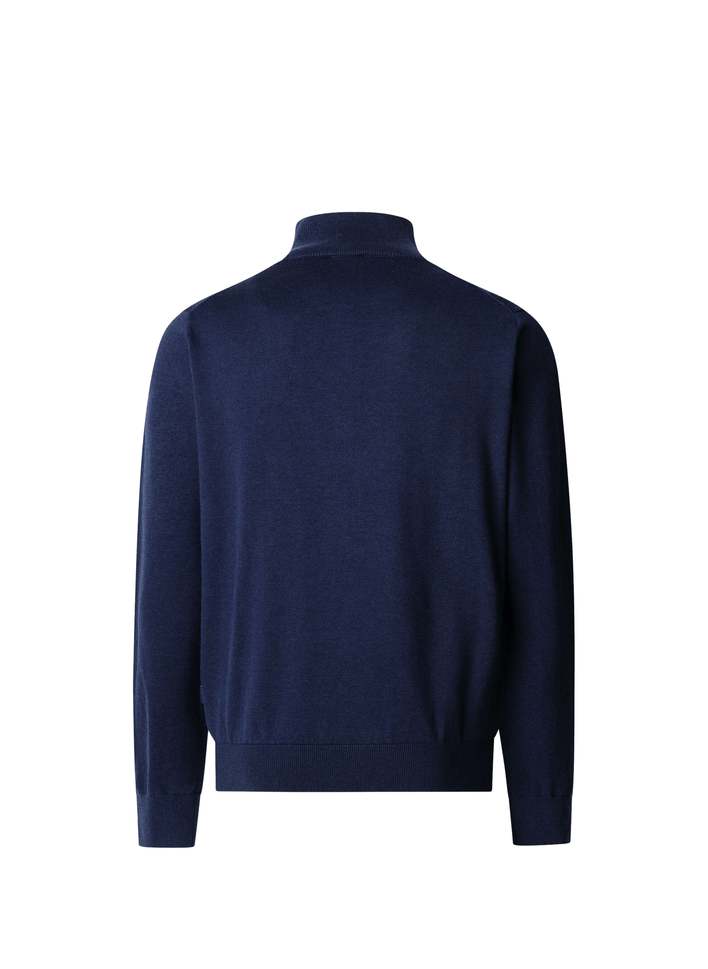 Pull en coton et soie FACONNABLE Bleu