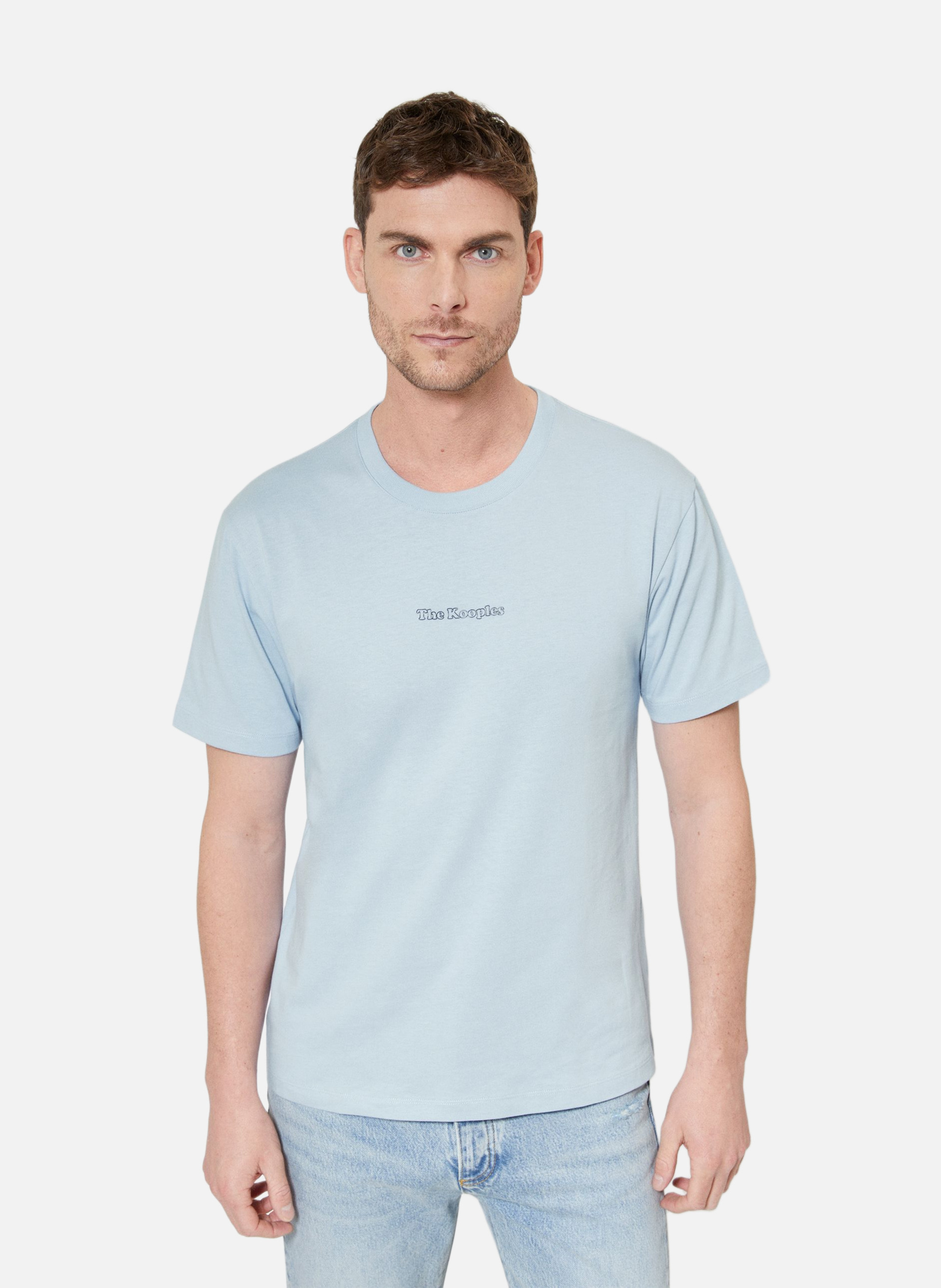 T-shirt avec logo détouré THE KOOPLES Bleu