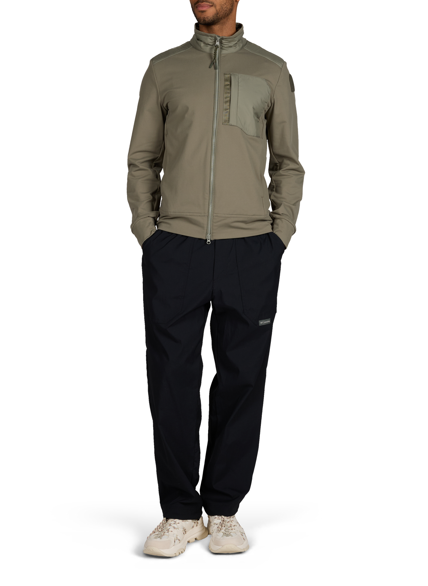 Veste Douglas à col montant PARAJUMPERS Kaki