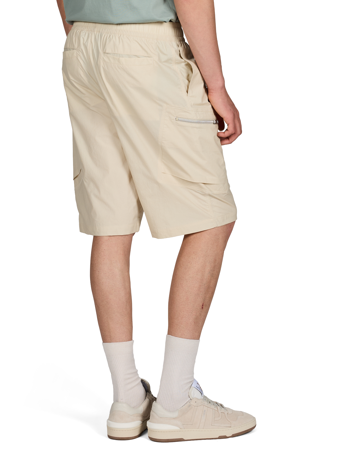 Short taille élastique avec poches zippées MOOSE KNUCKLES Gris