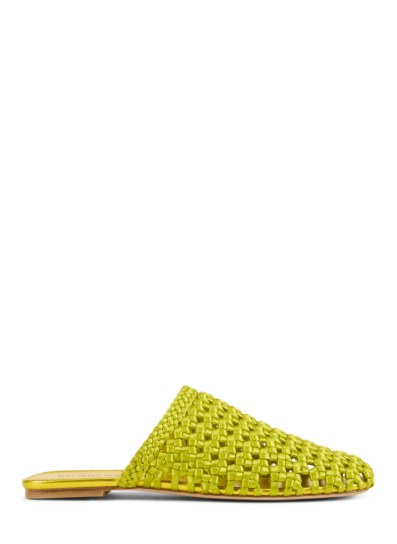 Flat leather Marina mules STUART WEITZMAN Yellow