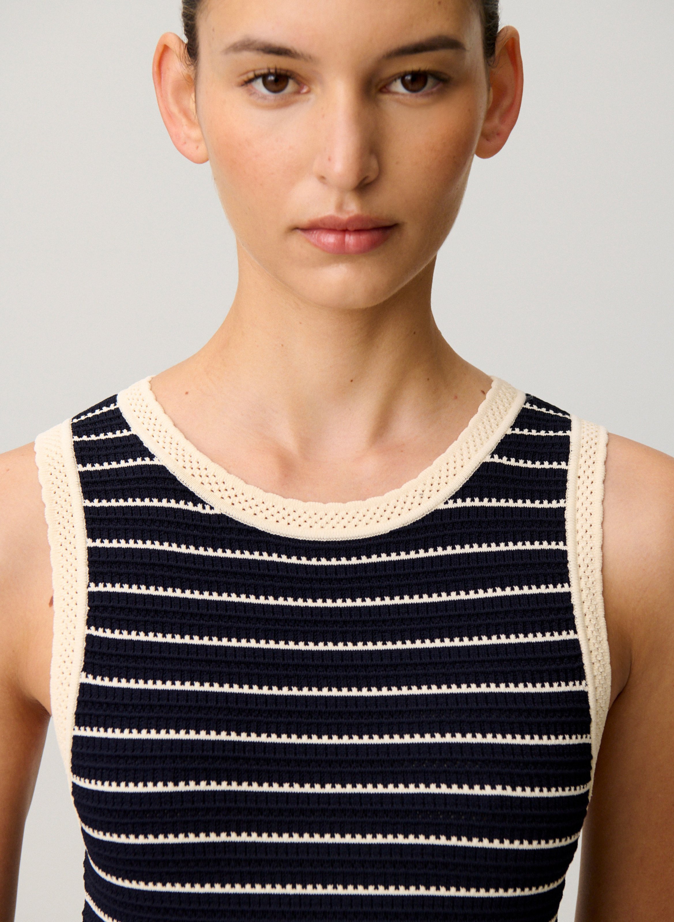 Robe moulante courte en maille CLAUDIE PIERLOT Multicolore