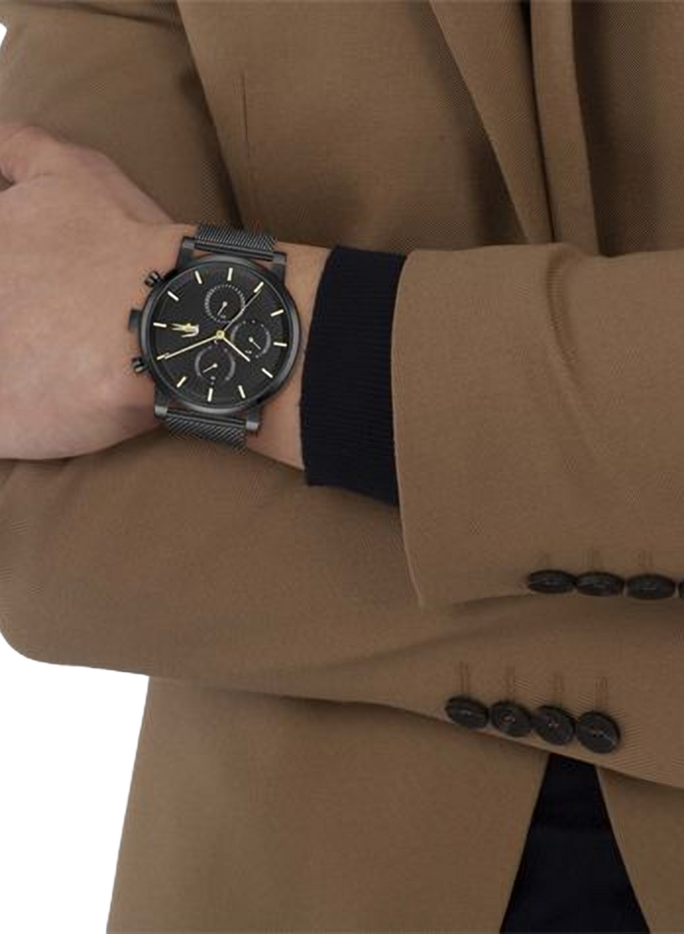 Montre quartz Replay en acier inoxydable LACOSTE MONTRES Noir