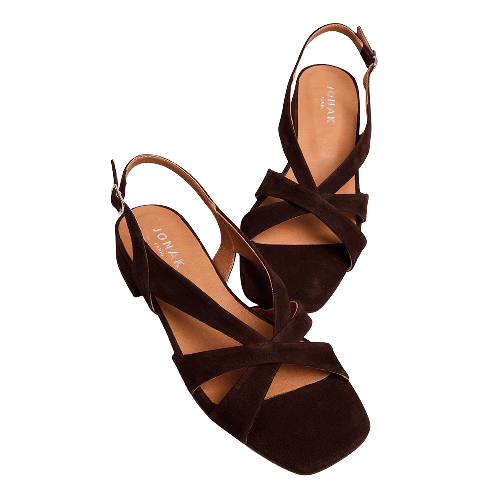 Sandales en cuir alphonse JONAK Marron