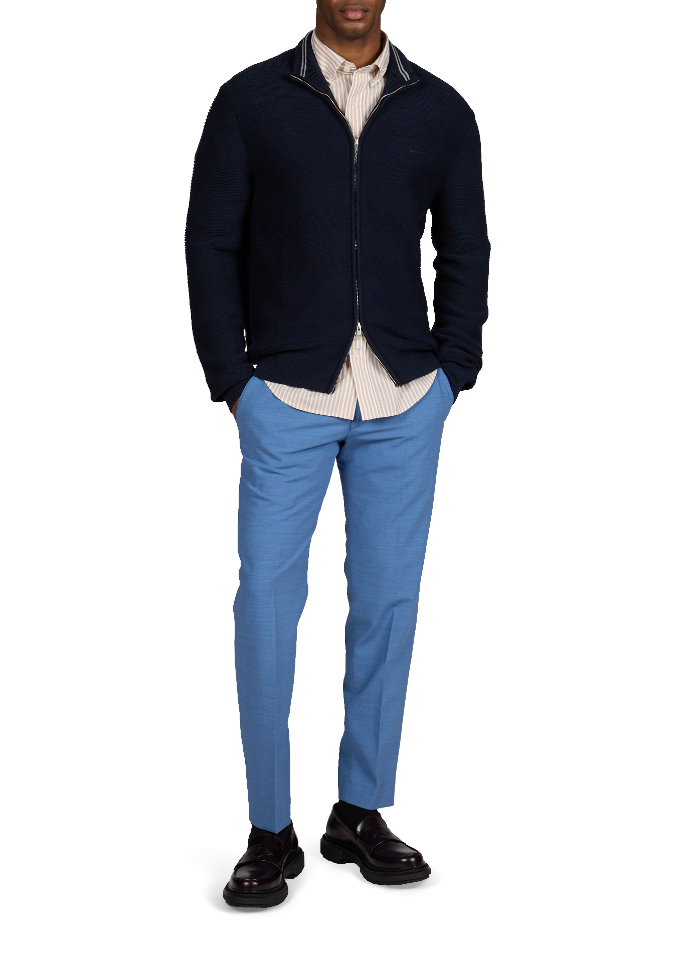 Gilet en coton GANT Bleu