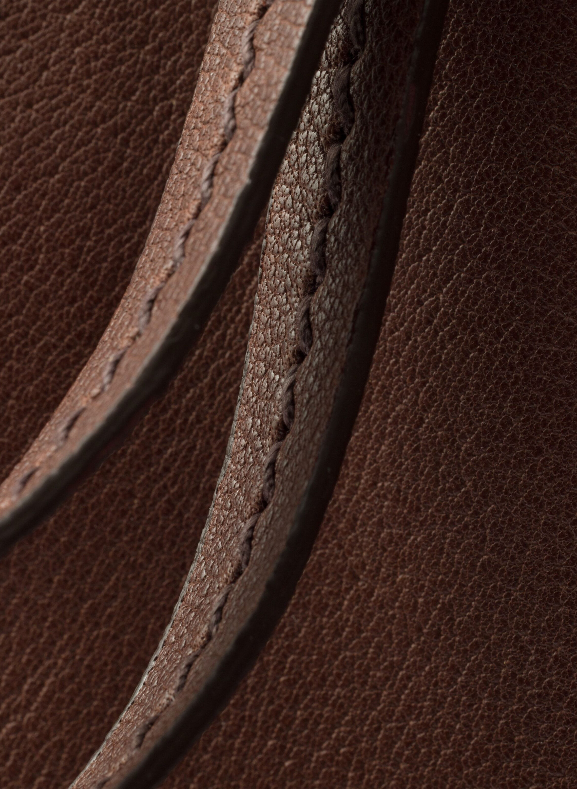 Grand cabas en cuir prada route PRADA Marron