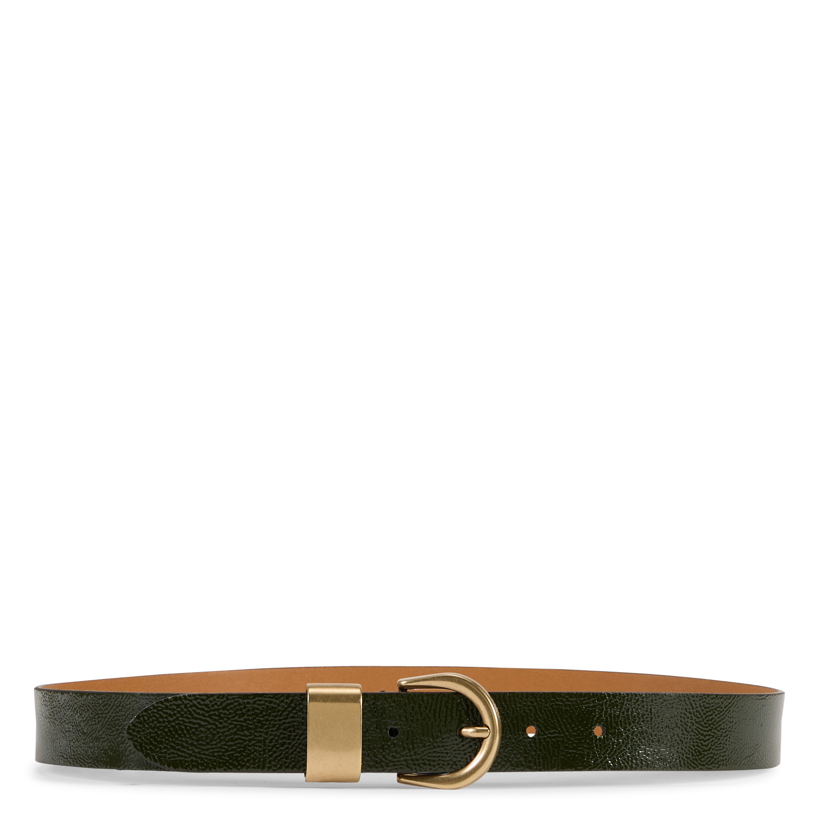 Ceinture à boucle en cuir miloa p SESSUN Vert