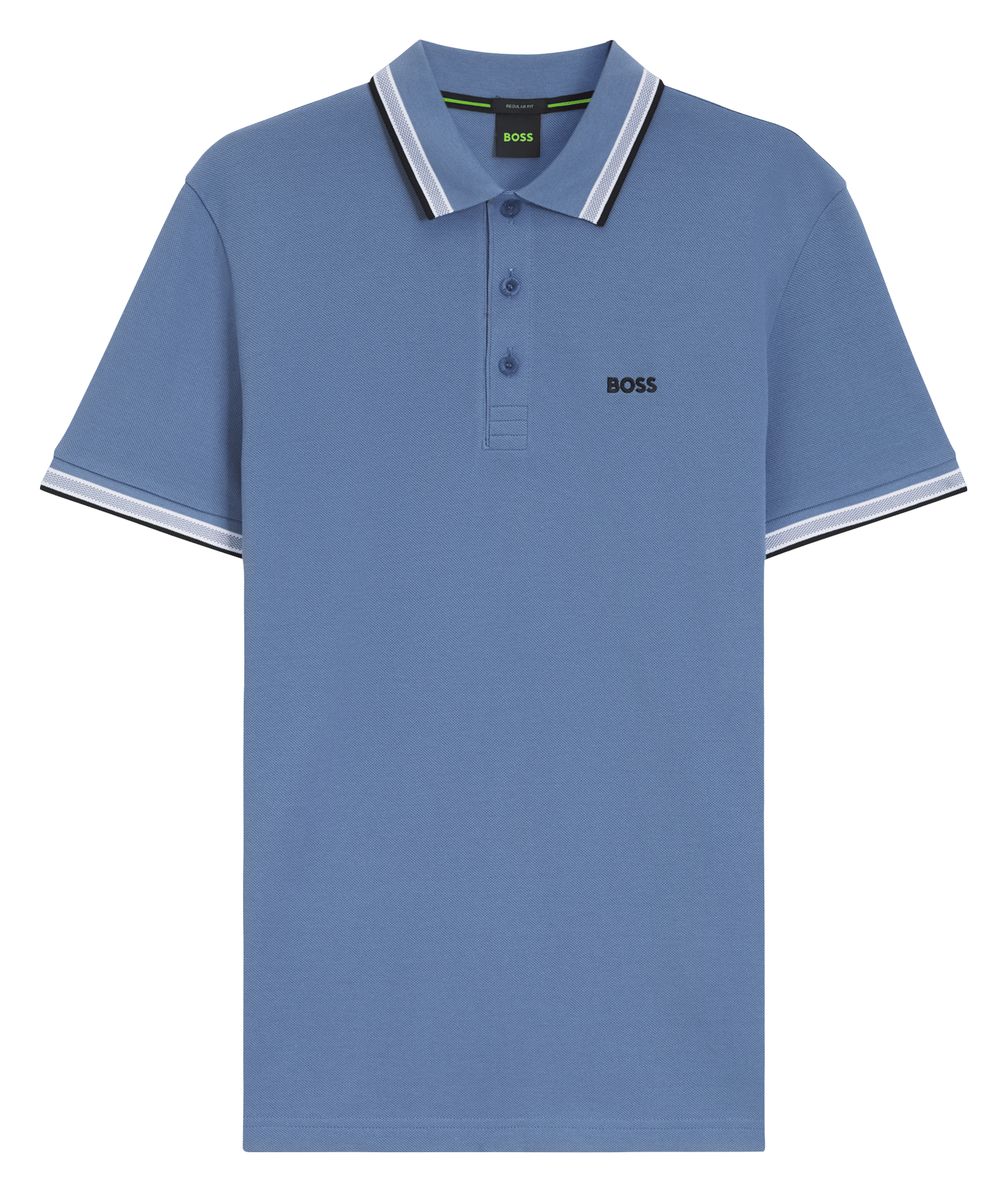 Polo regular fit en coton BOSS Bleu