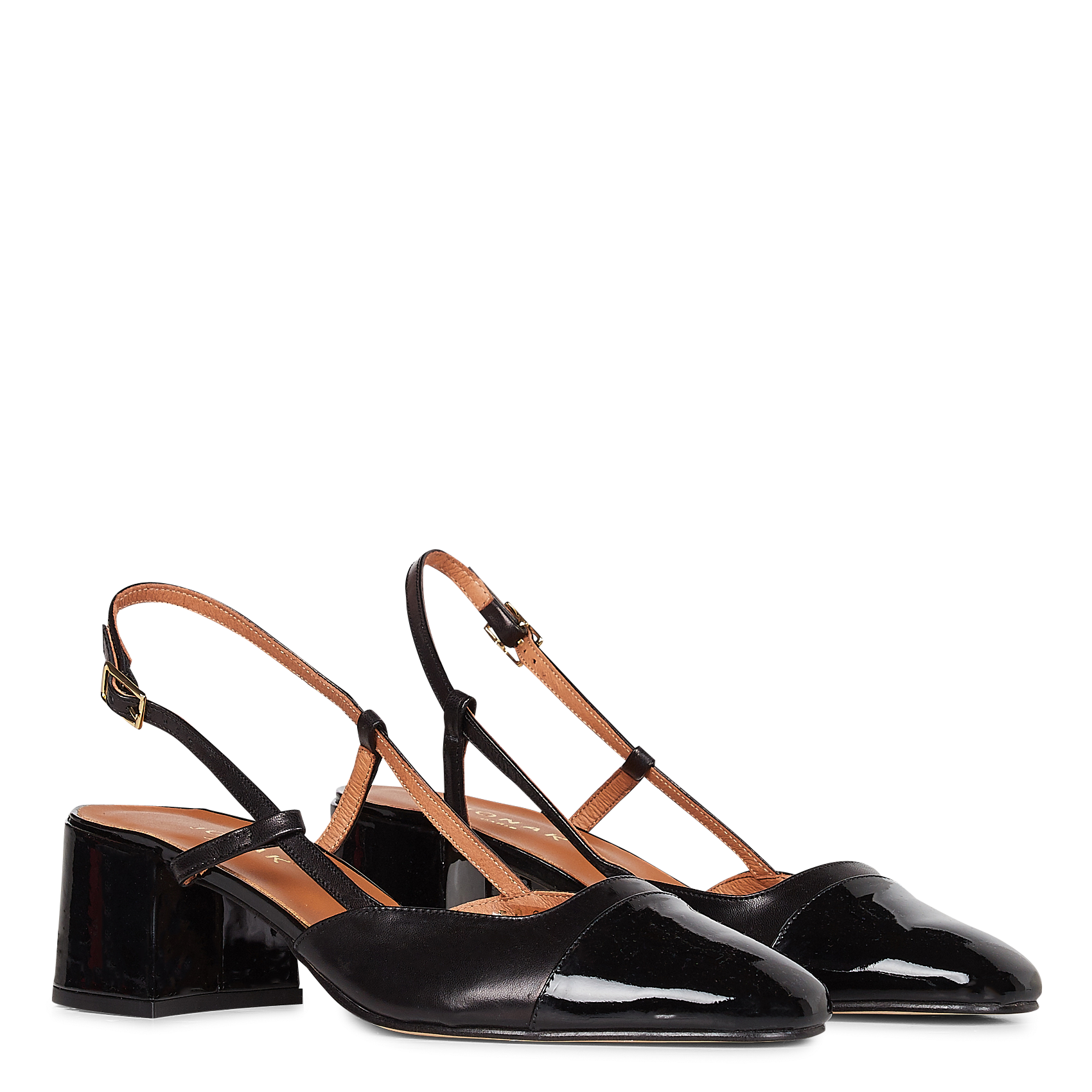 Babies en cuir dhapopy JONAK Noir