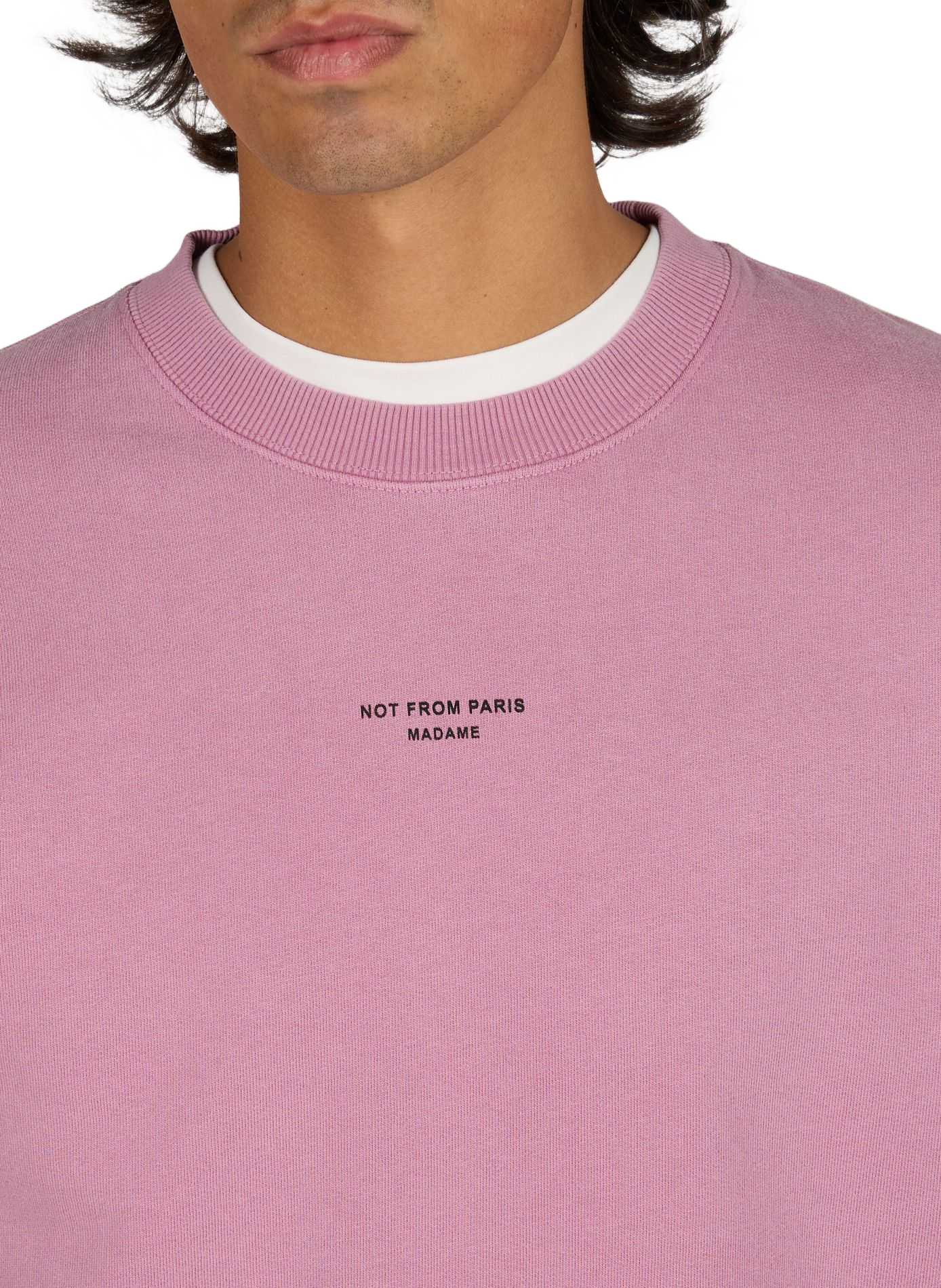 Baumwoll-Sweatshirt DROLE DE MONSIEUR Rosa