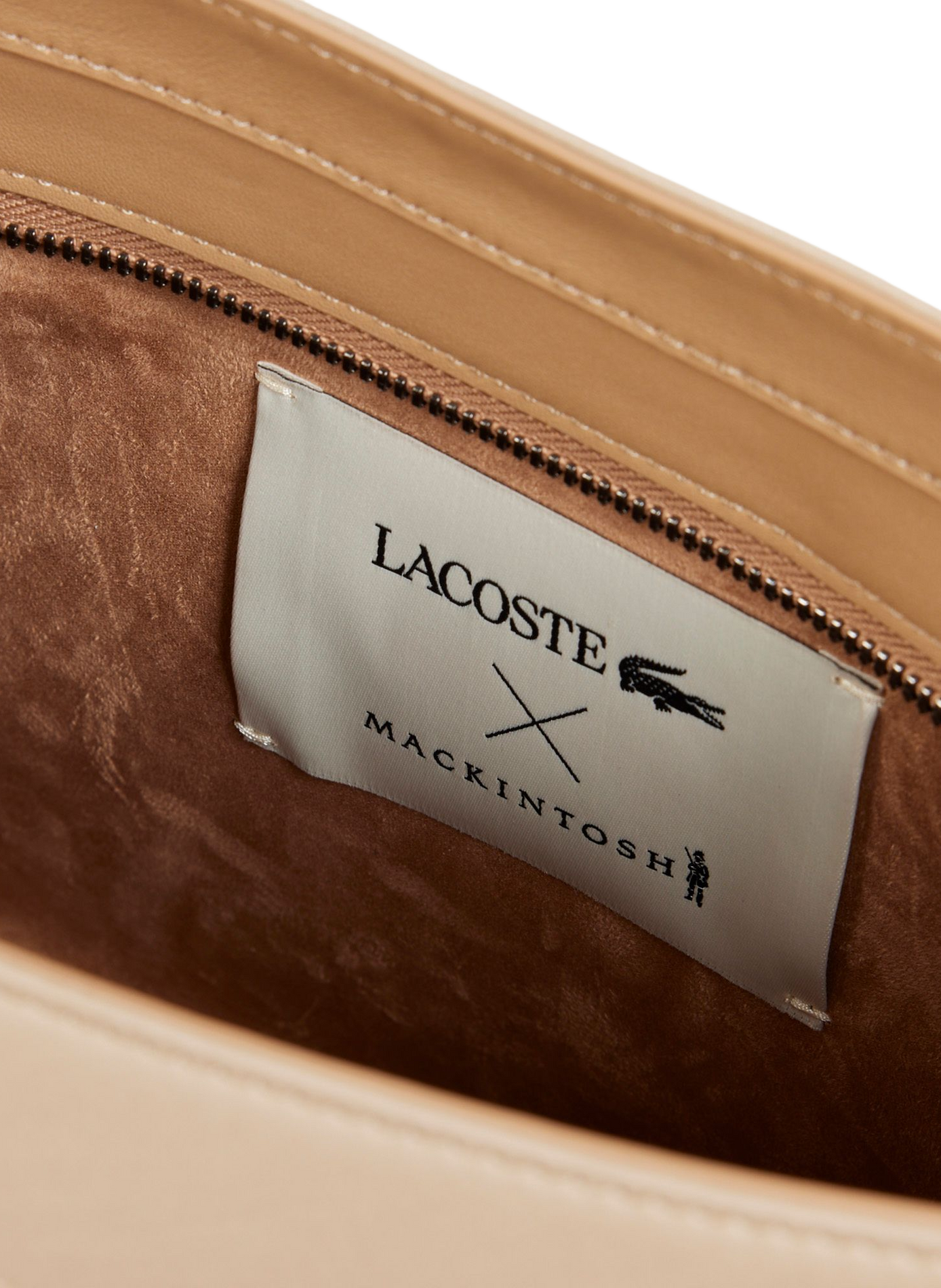 Trench-Schultertasche aus Baumwolle. LACOSTE Beige