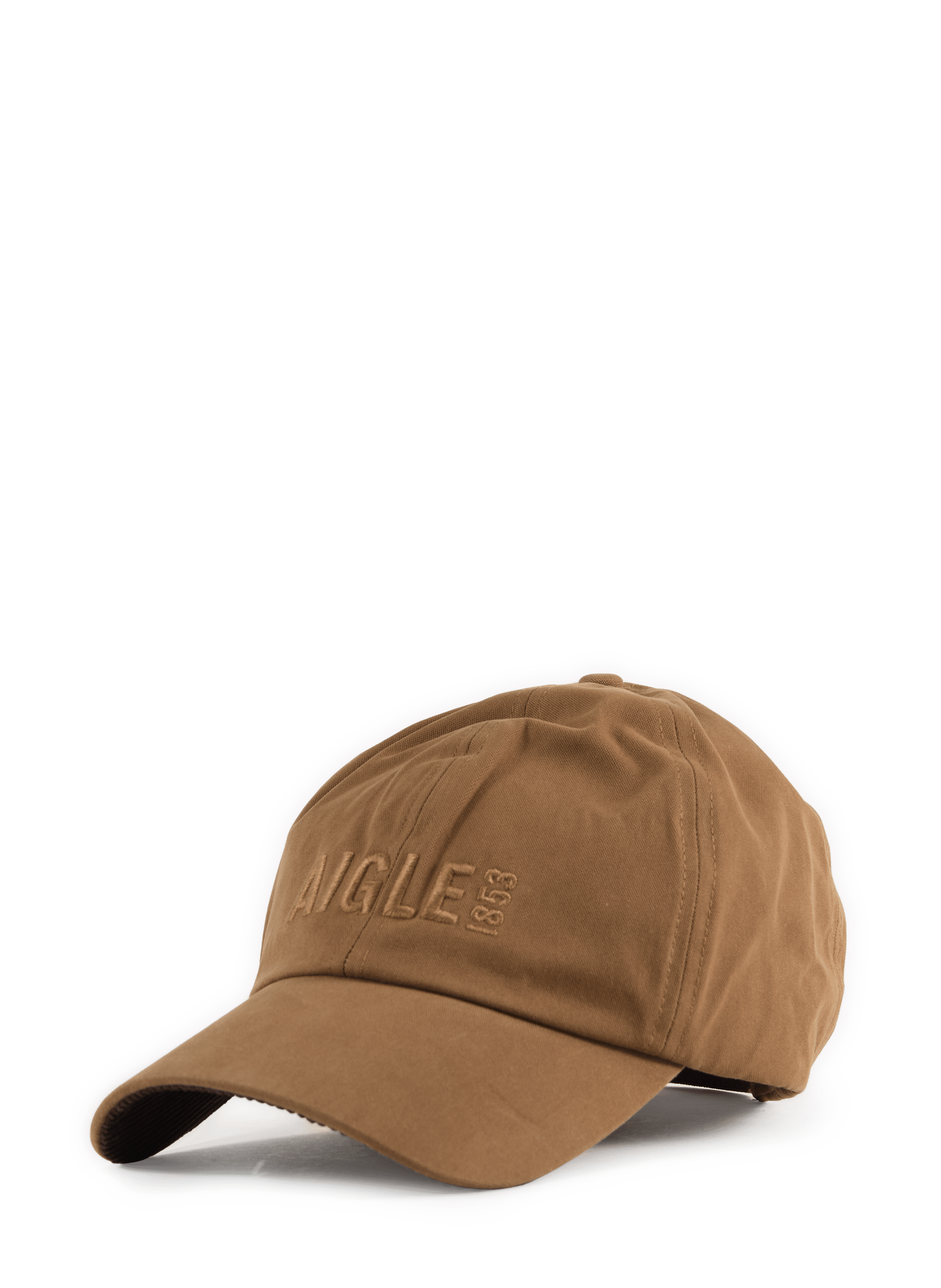 Casquette à logo brodé en coton mélangé AIGLE Marron