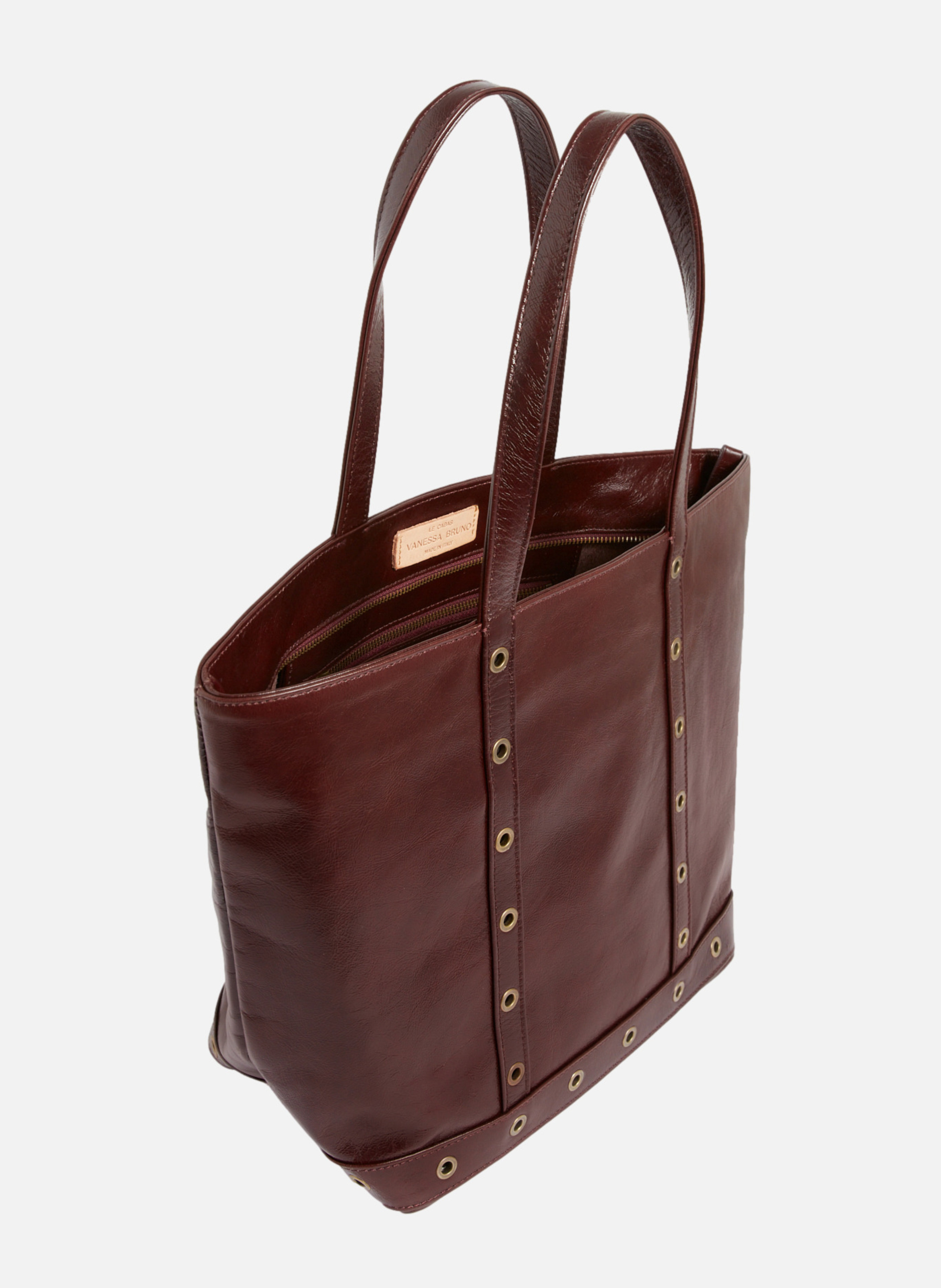 Cabas m en cuir VANESSA BRUNO Marron