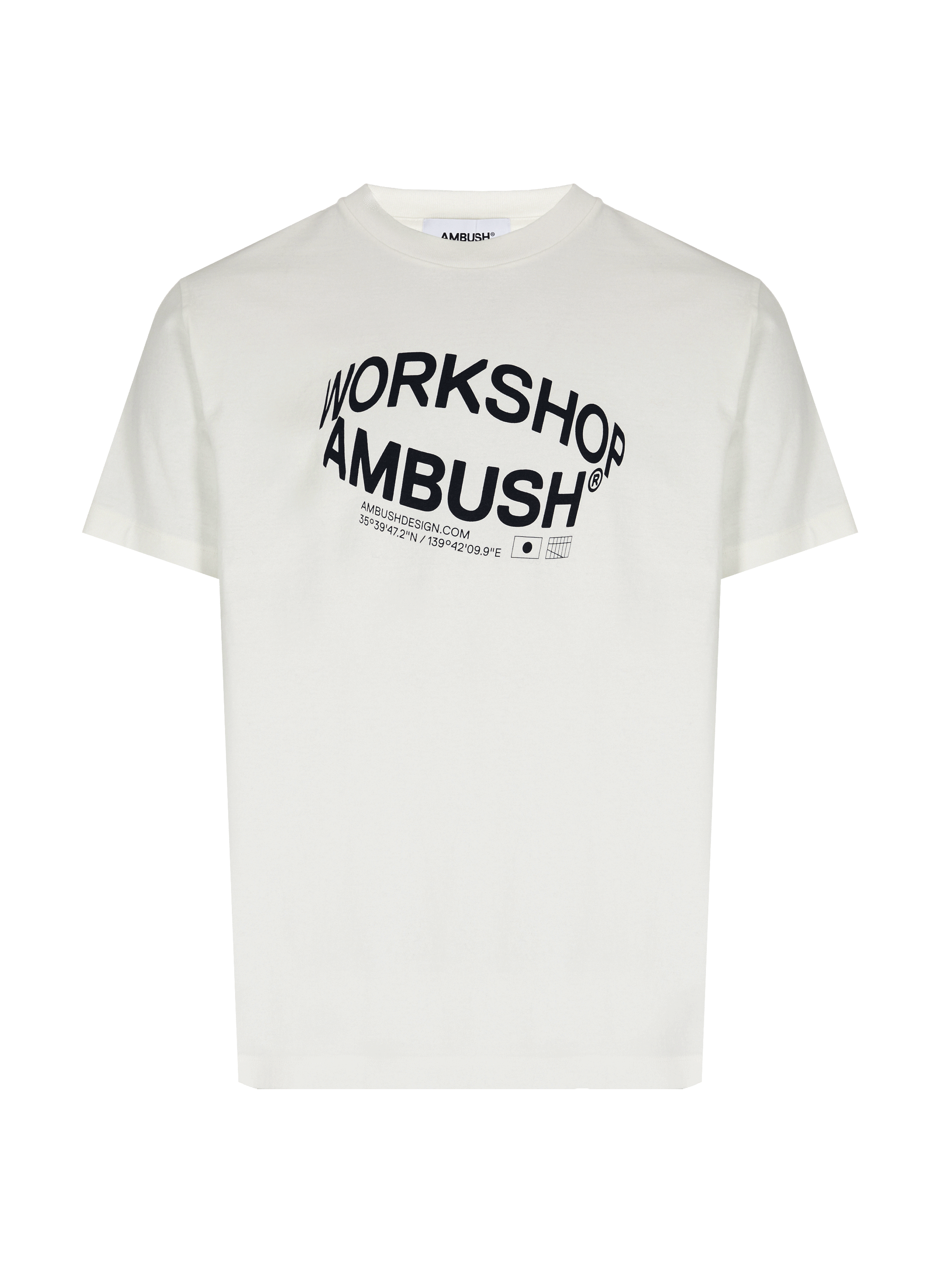 Printed cotton T-shirt AMBUSH White