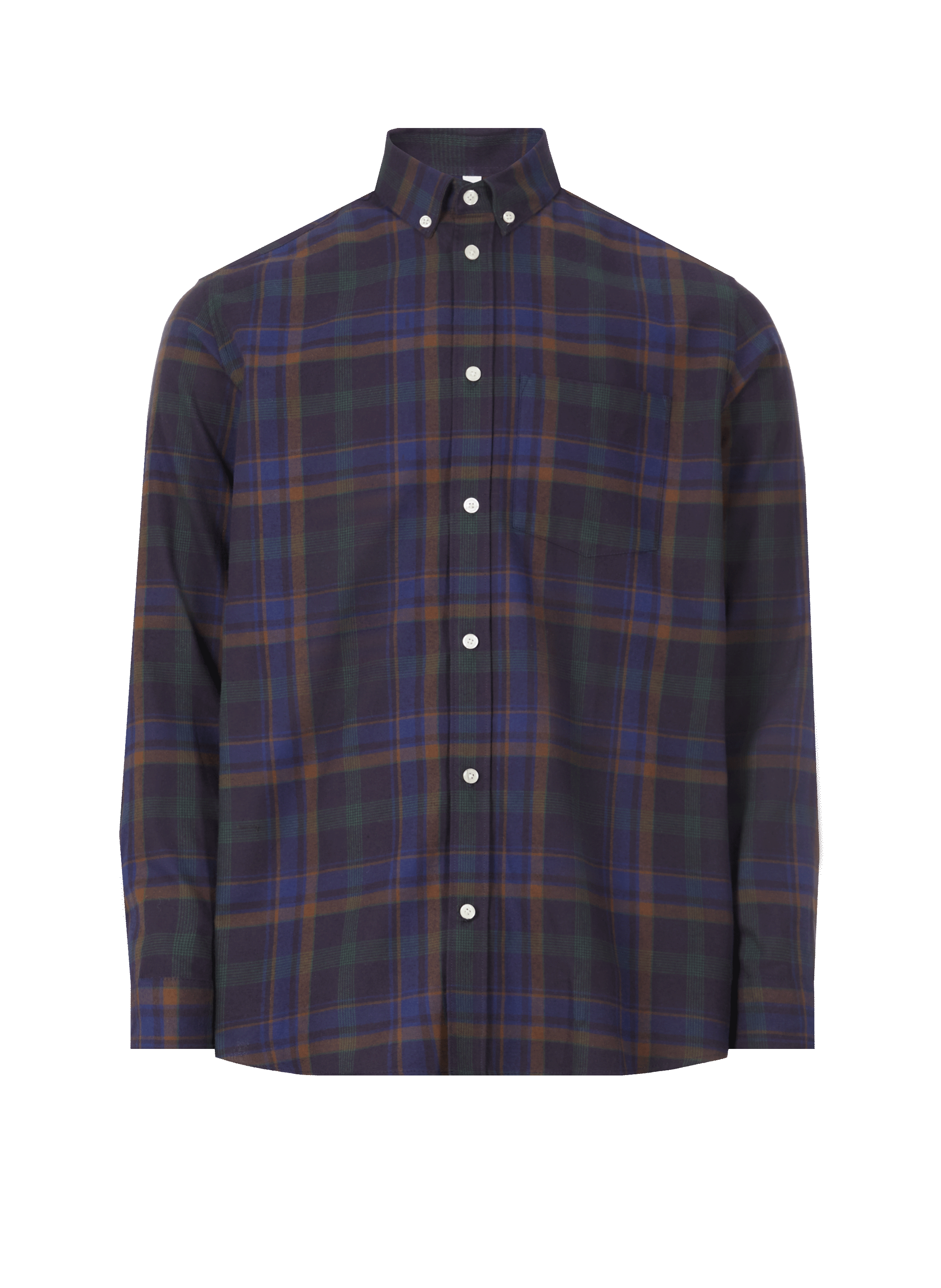 Chemise à carreaux en coton