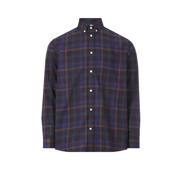 Chemise à carreaux en coton