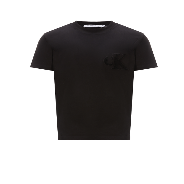 Calvin Klein Logo T-shirt In Black