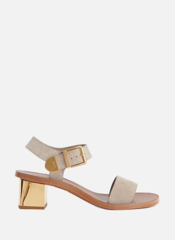CHLOÉ leather heeled sandals