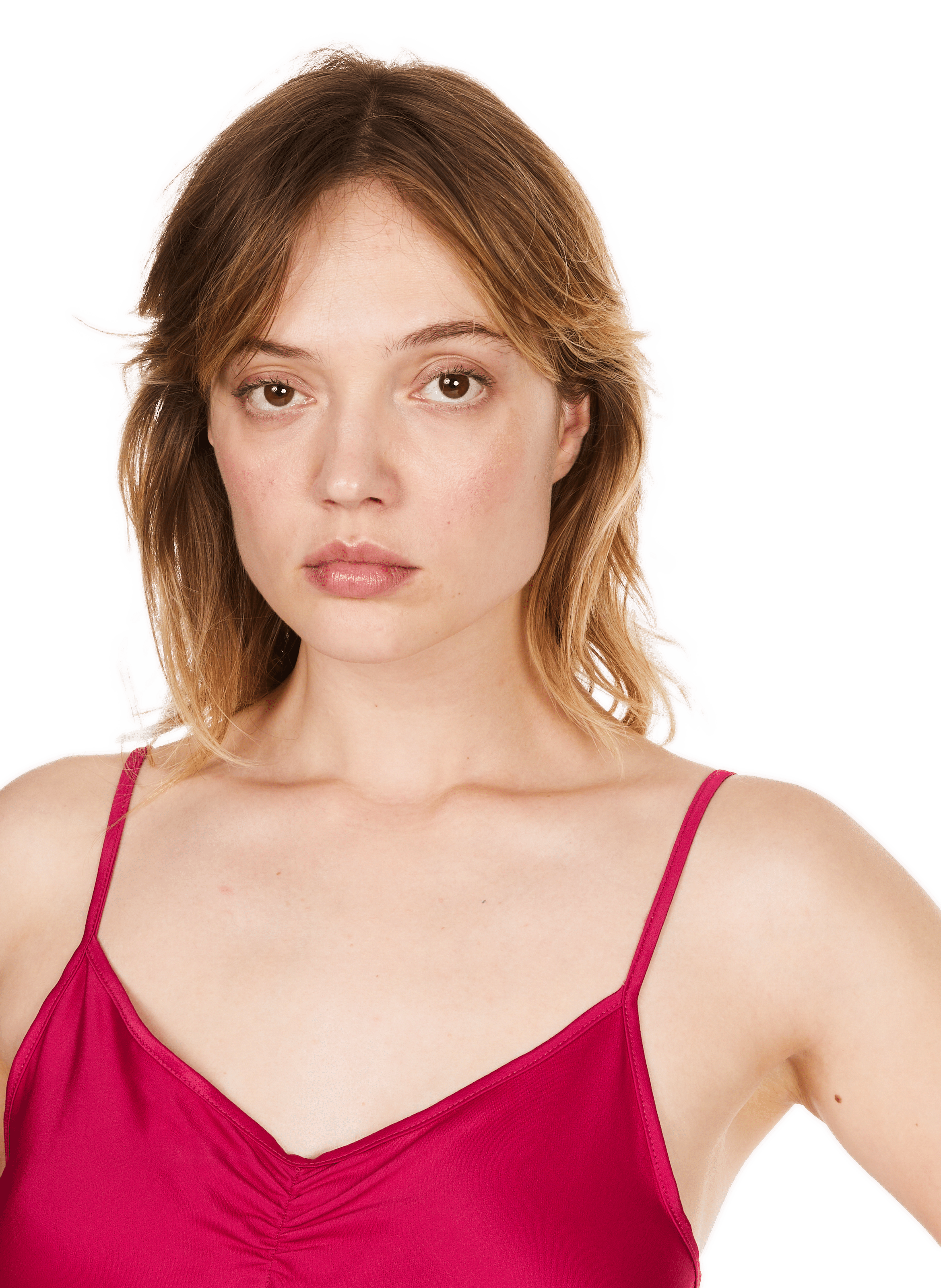 Robe longue satiné Tiany SAISON 1865 Rose