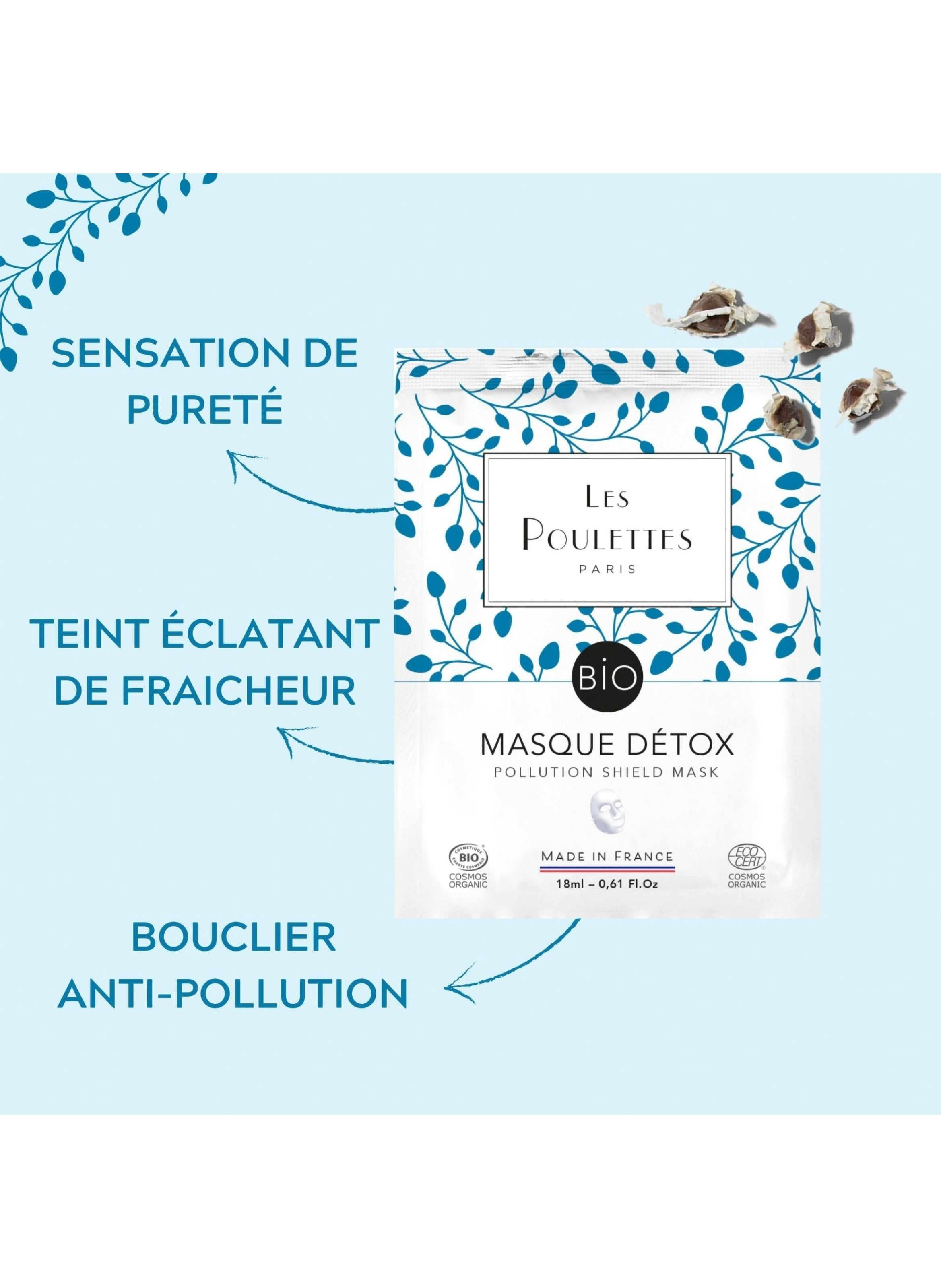 Masque Détox LES POULETTES No color