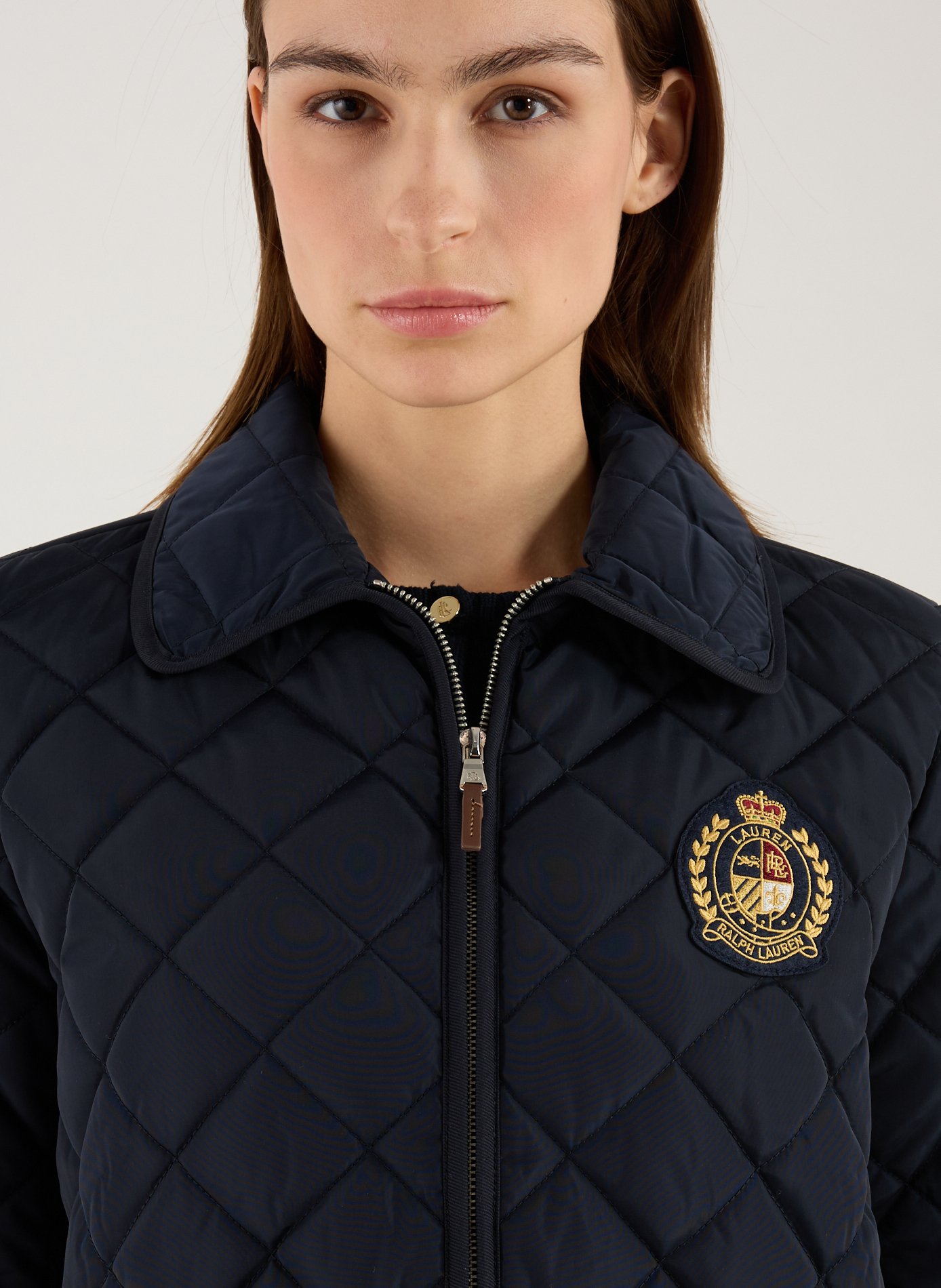 Veste matelassée droite  LAUREN Bleu