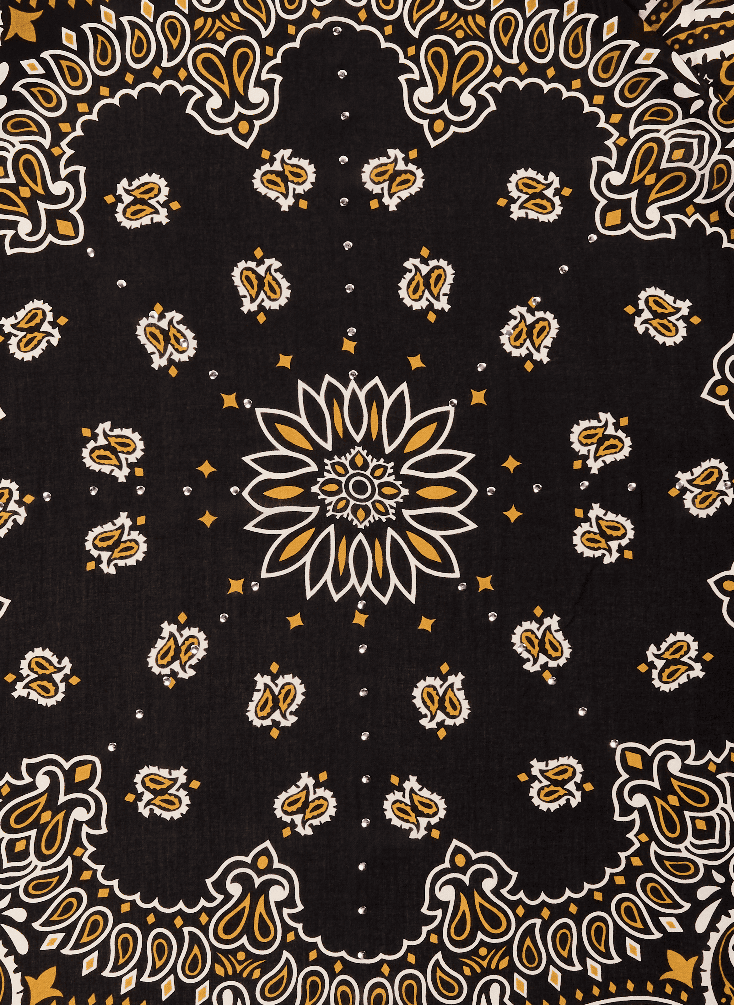 Printed scarf Black