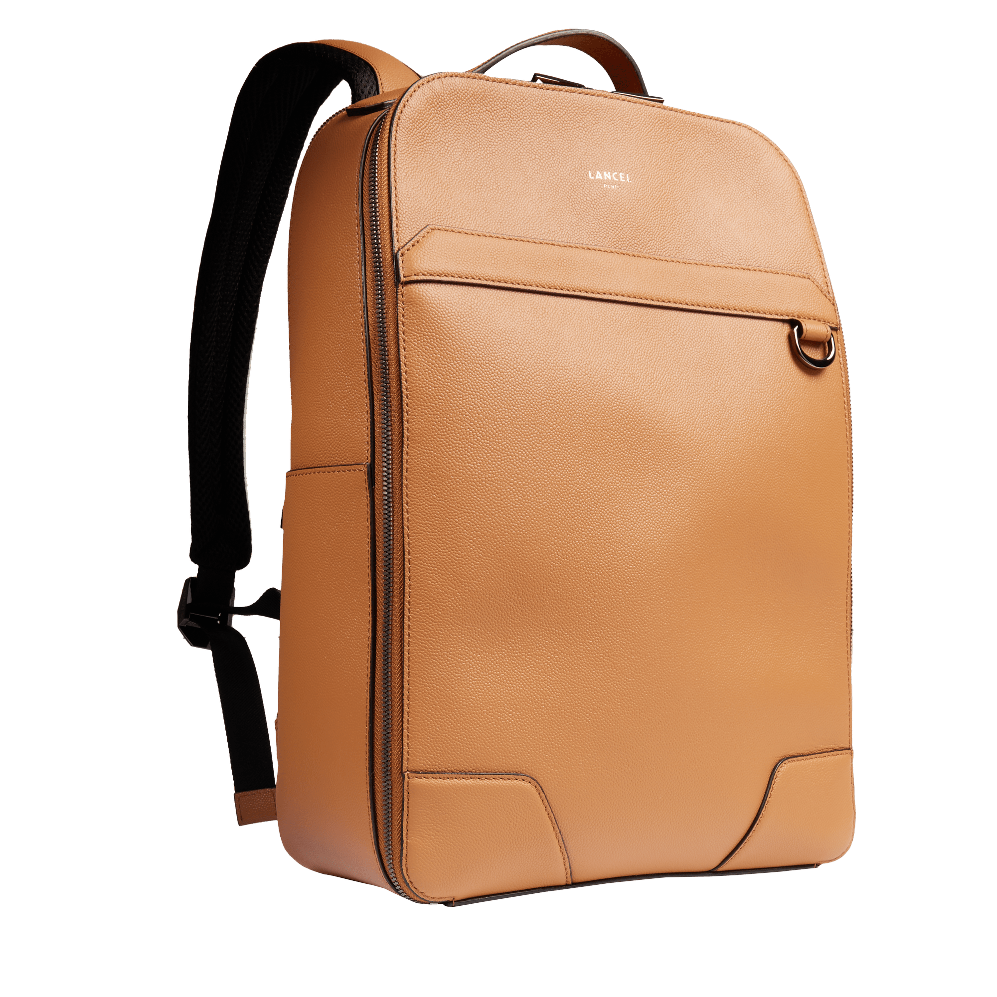 Sac à dos convertible charlie de lancel en cuir LANCEL Marron