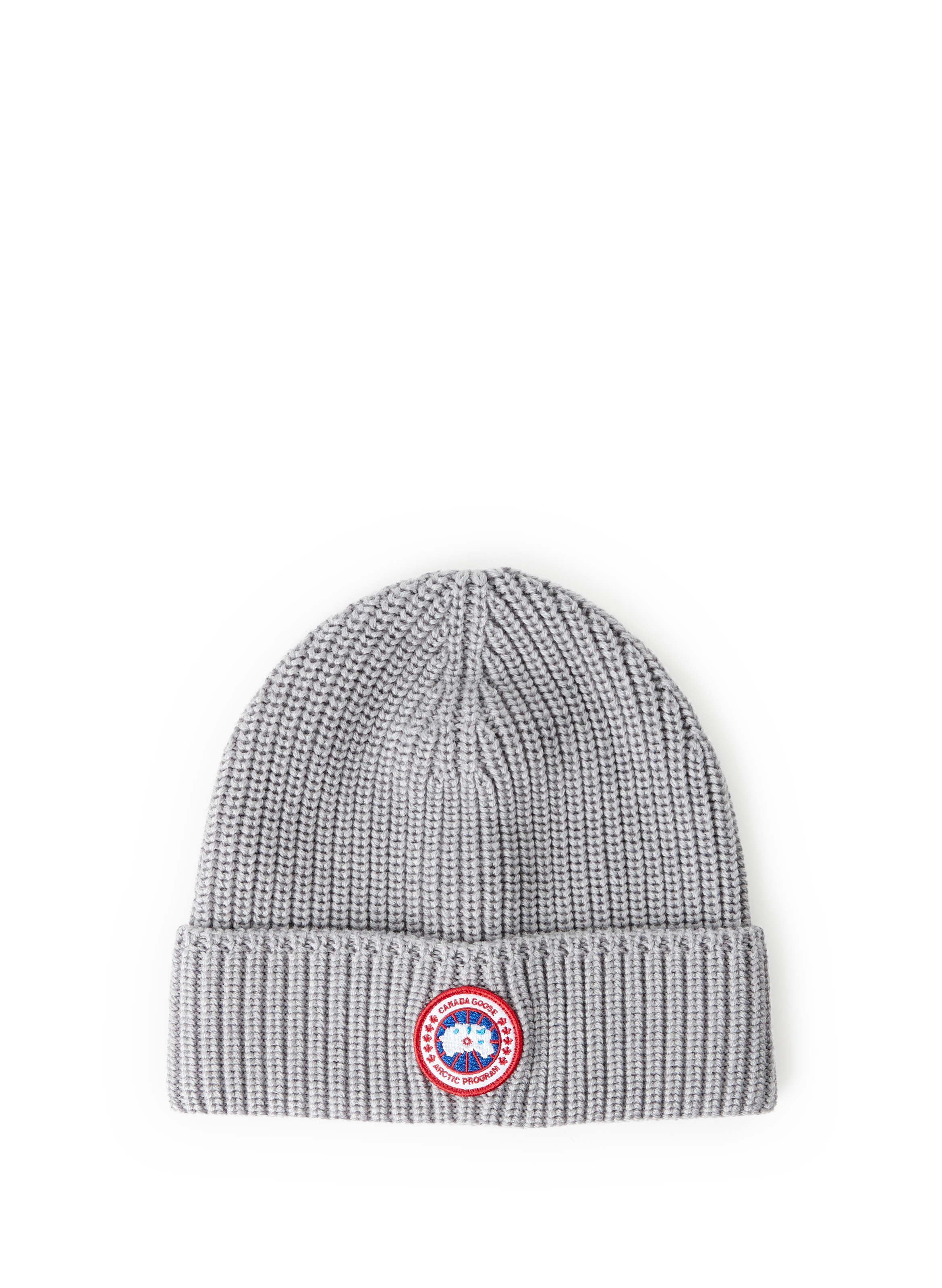 CANADA GOOSE Logo beanie Grey