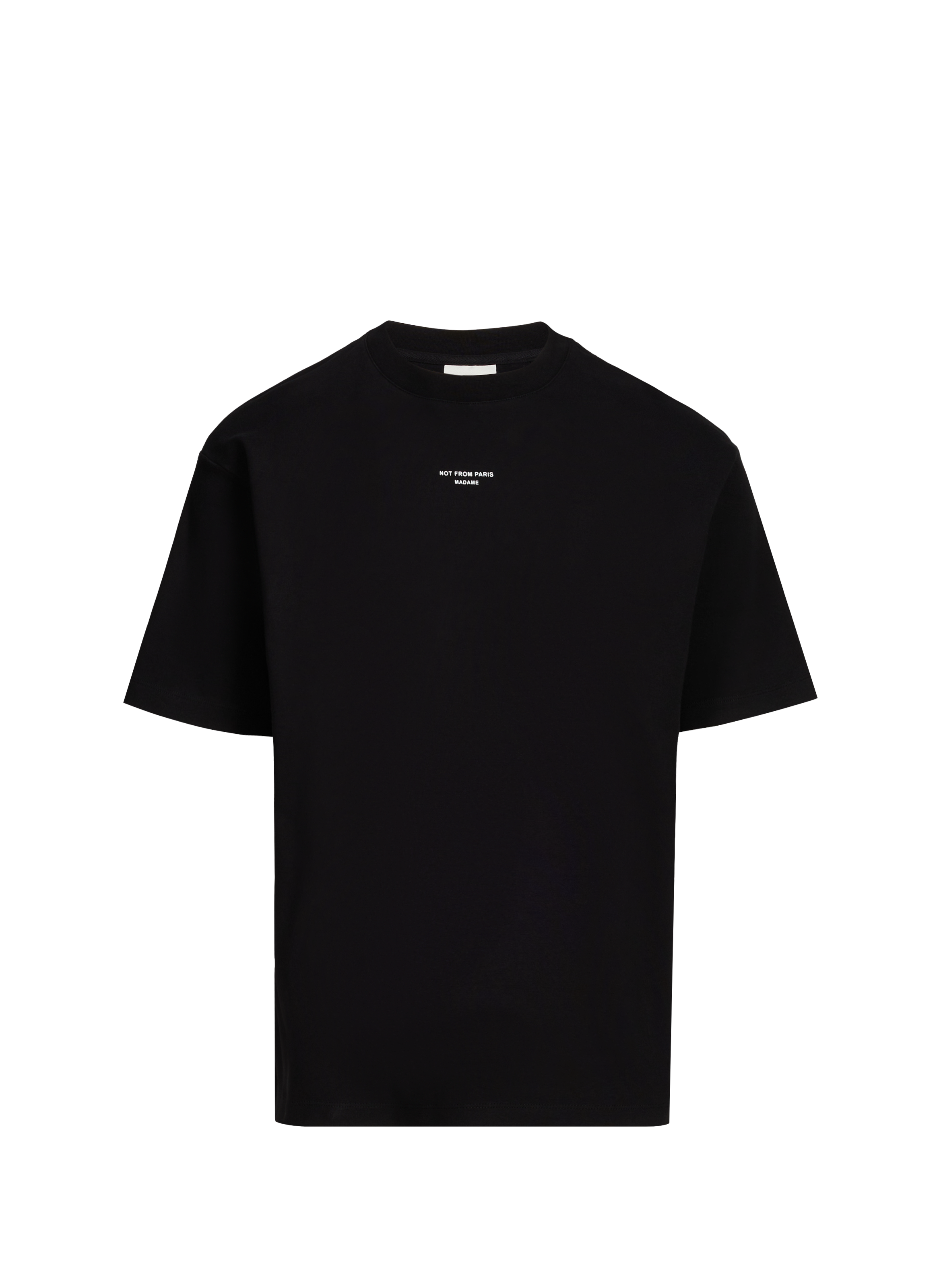 DROLE DE MONSIEUR Classic Cotton T-Shirt Black
