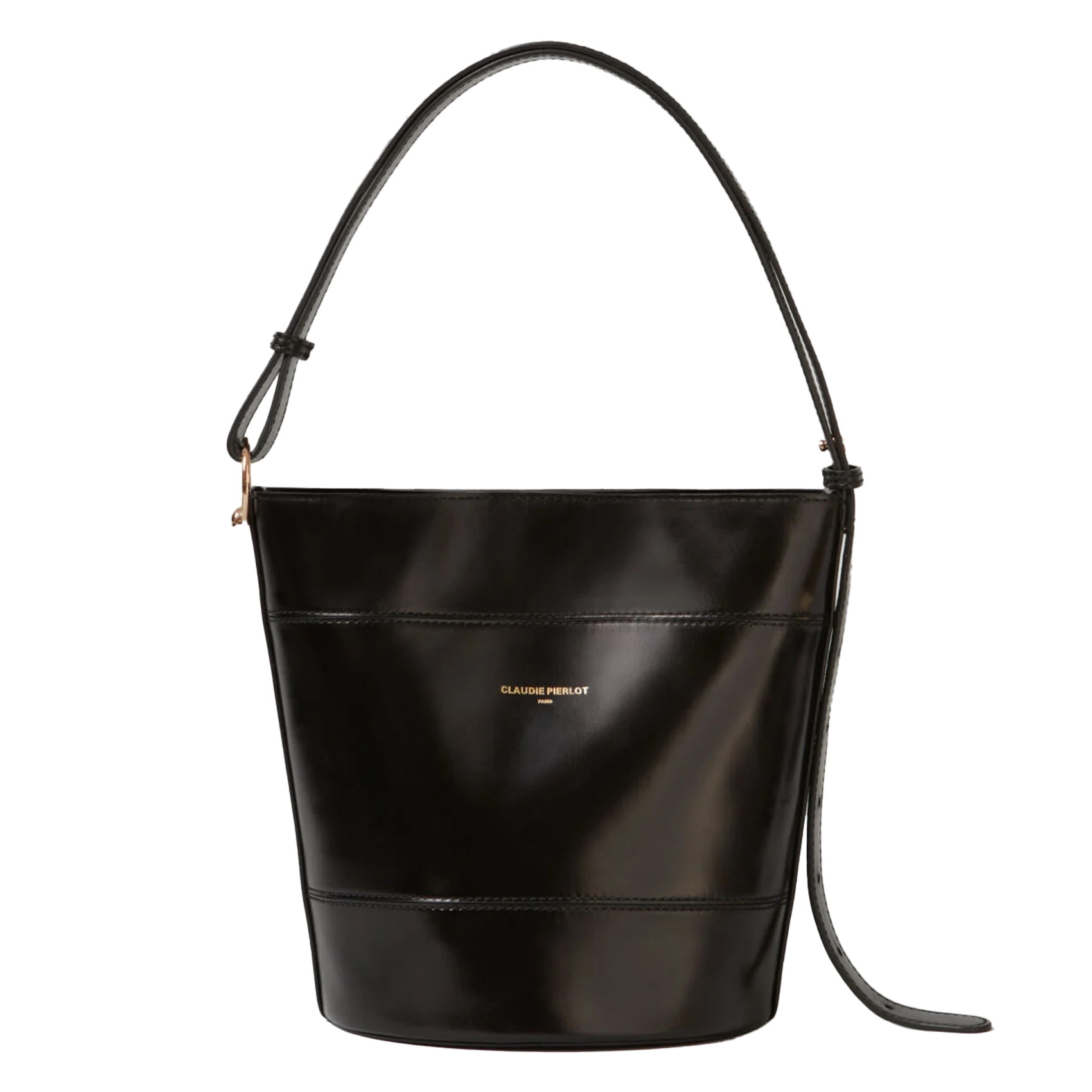 CLAUDIE PIERLOT Sac seau en cuir Noir