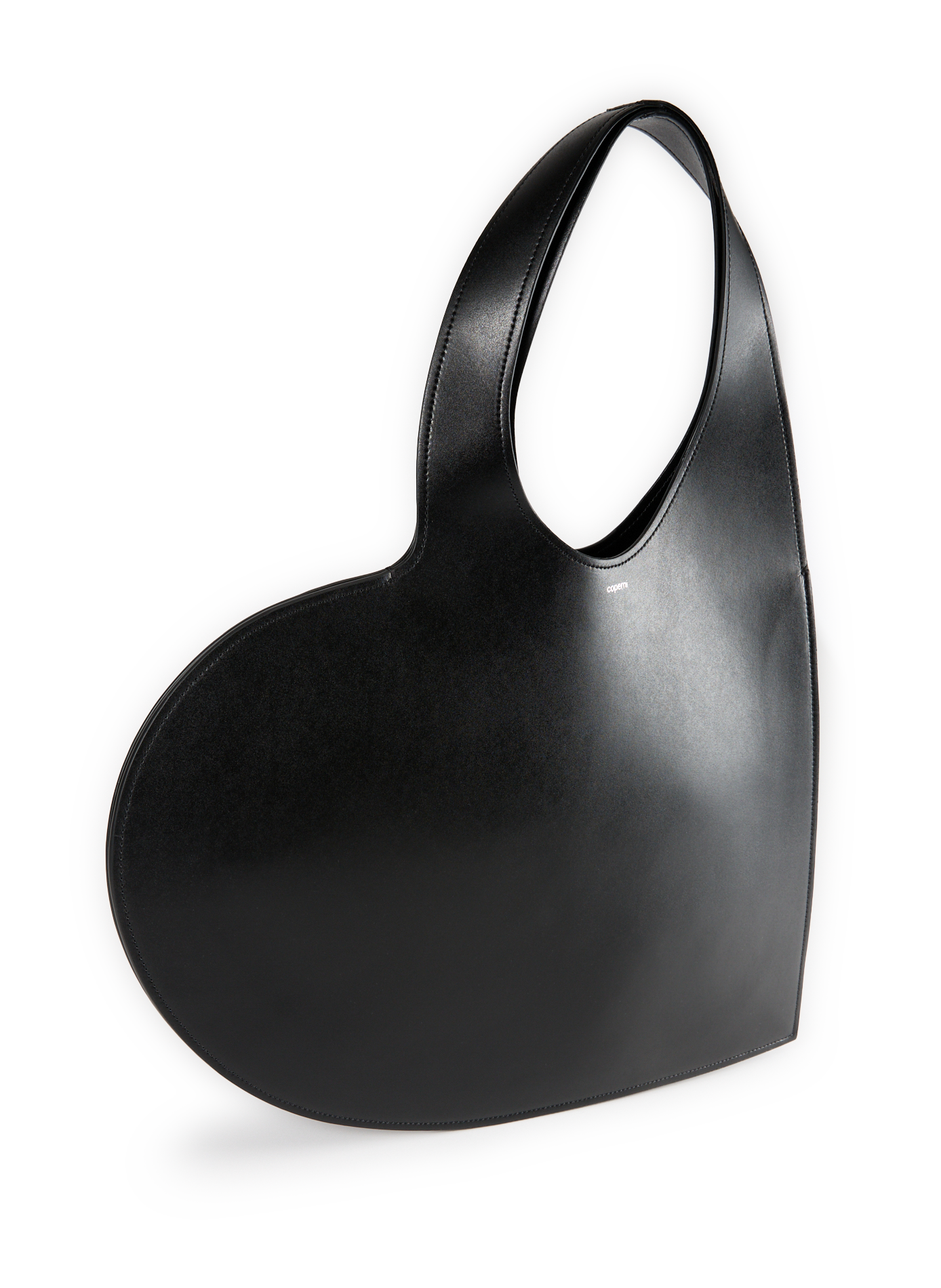 Heart-shaped leather shoulder bag COPERNI Black