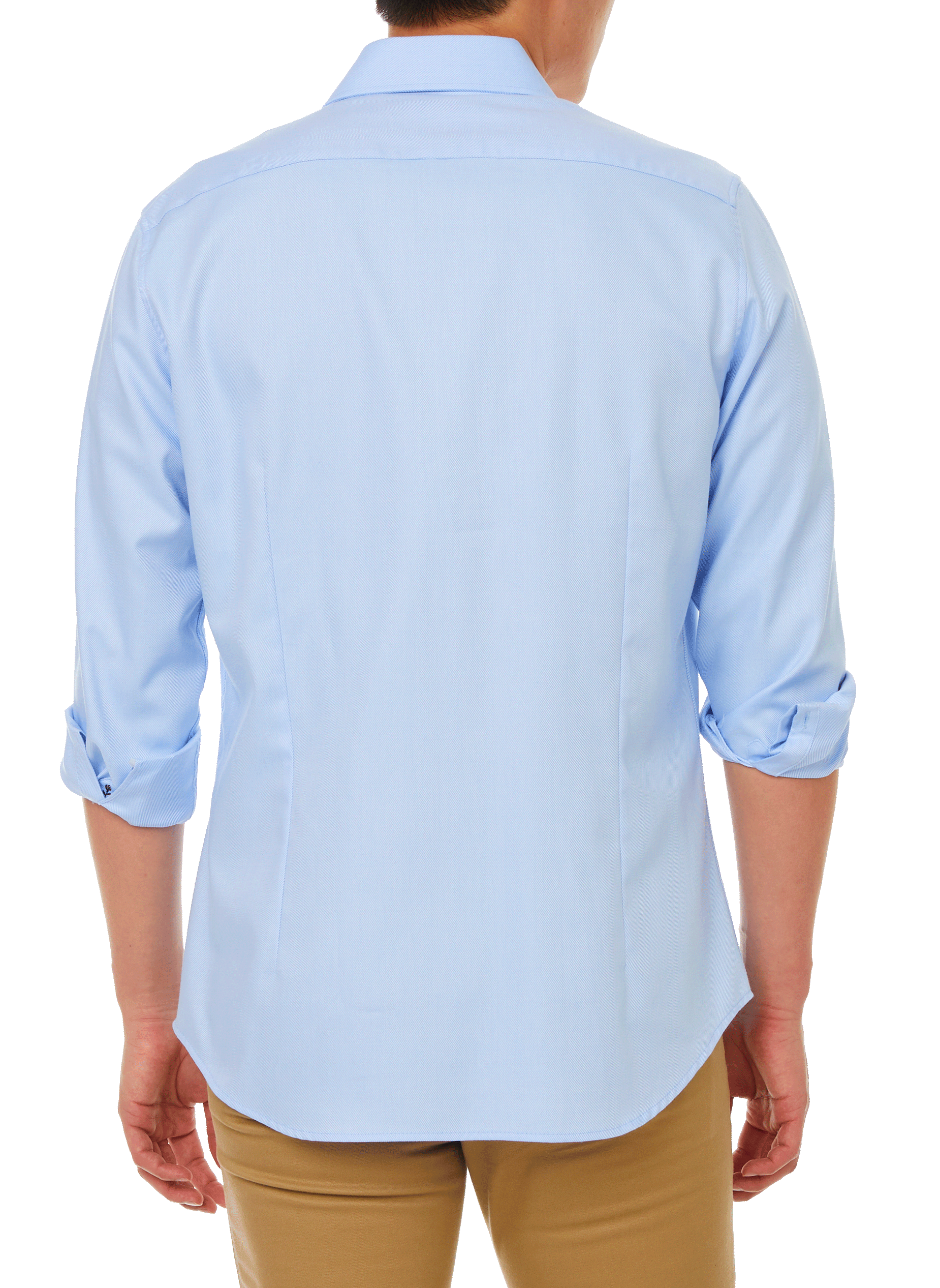 Chemise slim Kent en coton sergé SEIDENSTICKER Bleu