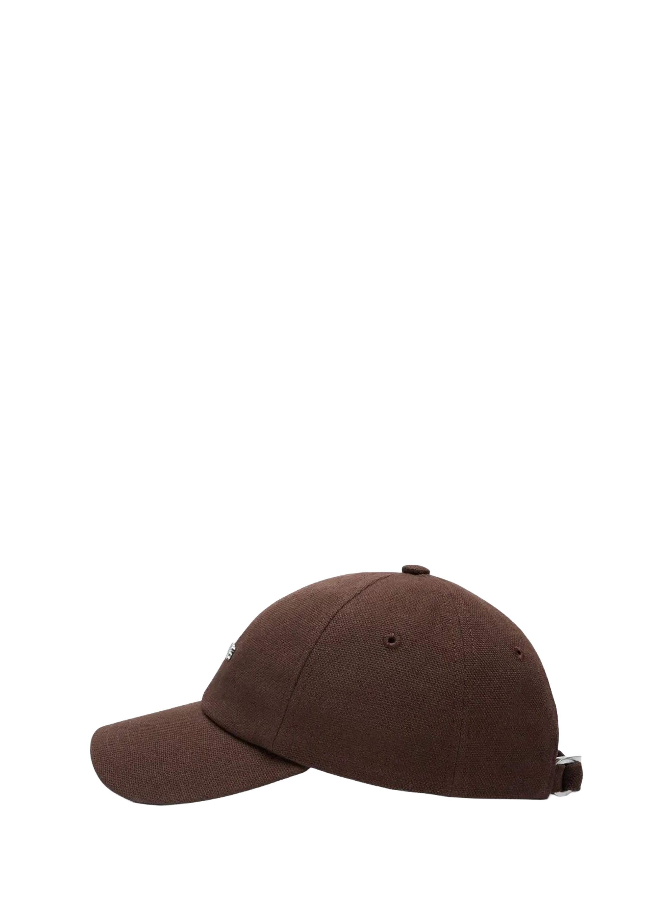 La Casquette Gadjo brodée en coton JACQUEMUS Marron