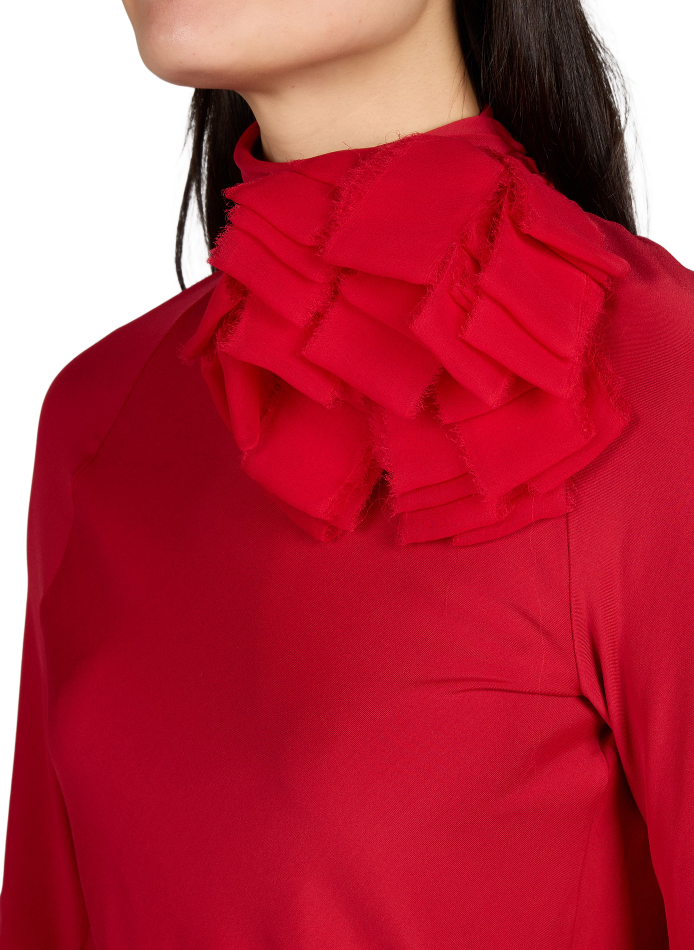 Robe longue rouge à dos nu MAGDA BUTRYM Rouge