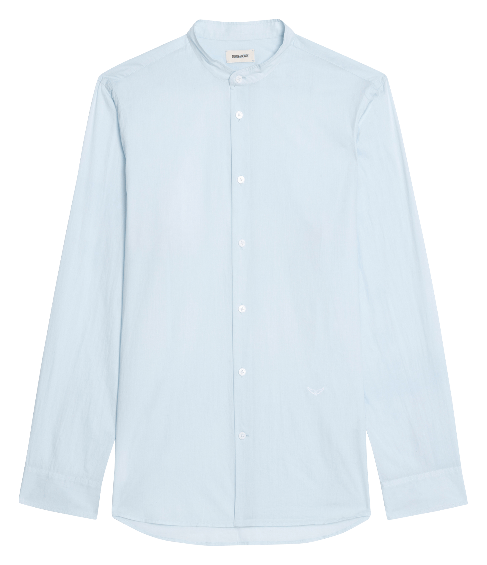 Chemise droite boutonnée unie sid ZADIG&VOLTAIRE Bleu