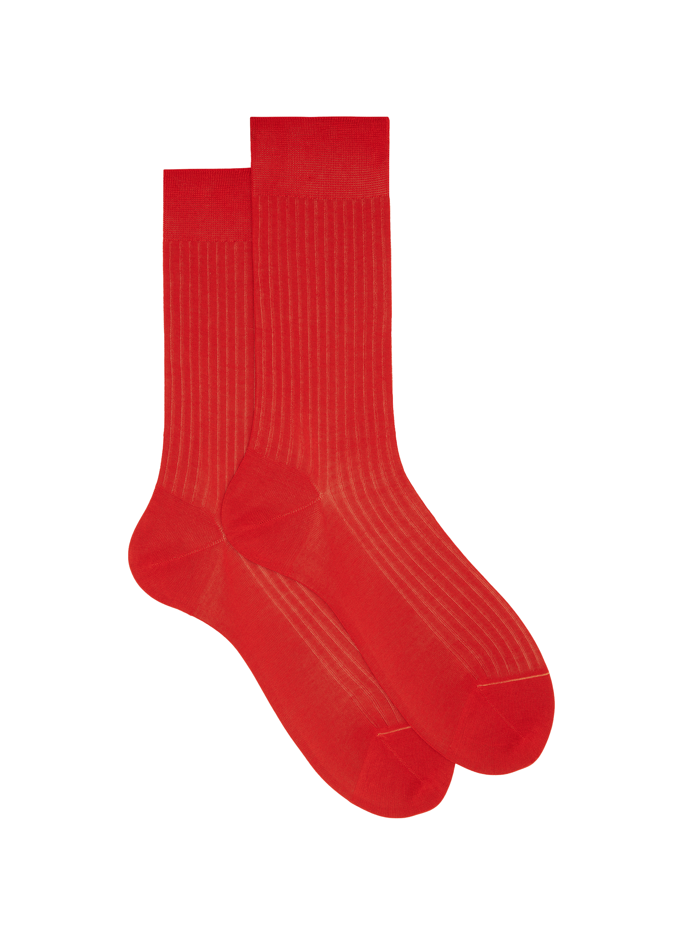 Ribbed cotton socks DORÉ DORÉ Red