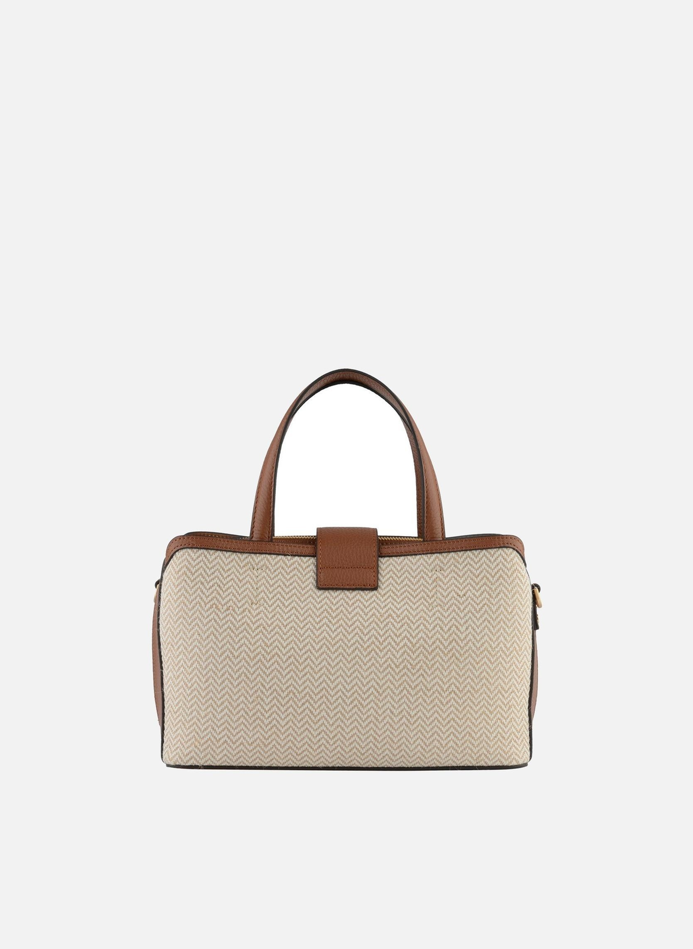 Cavalcade chevron | sac à main POURCHET Doré