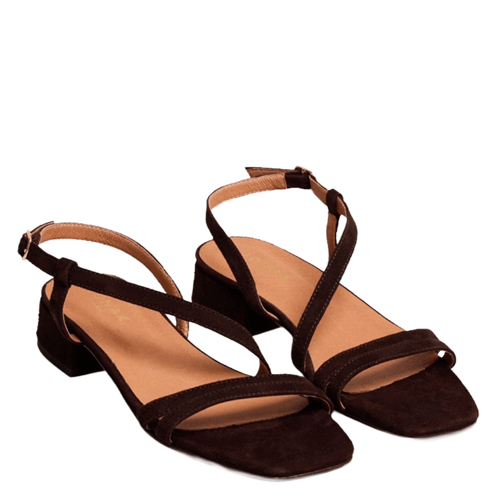 Sandales hautes en cuir anaya JONAK Marron