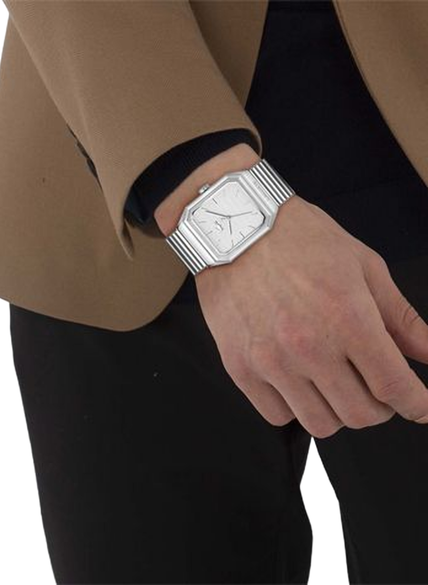 Montre quartz René en acier inoxydable LACOSTE MONTRES Argent