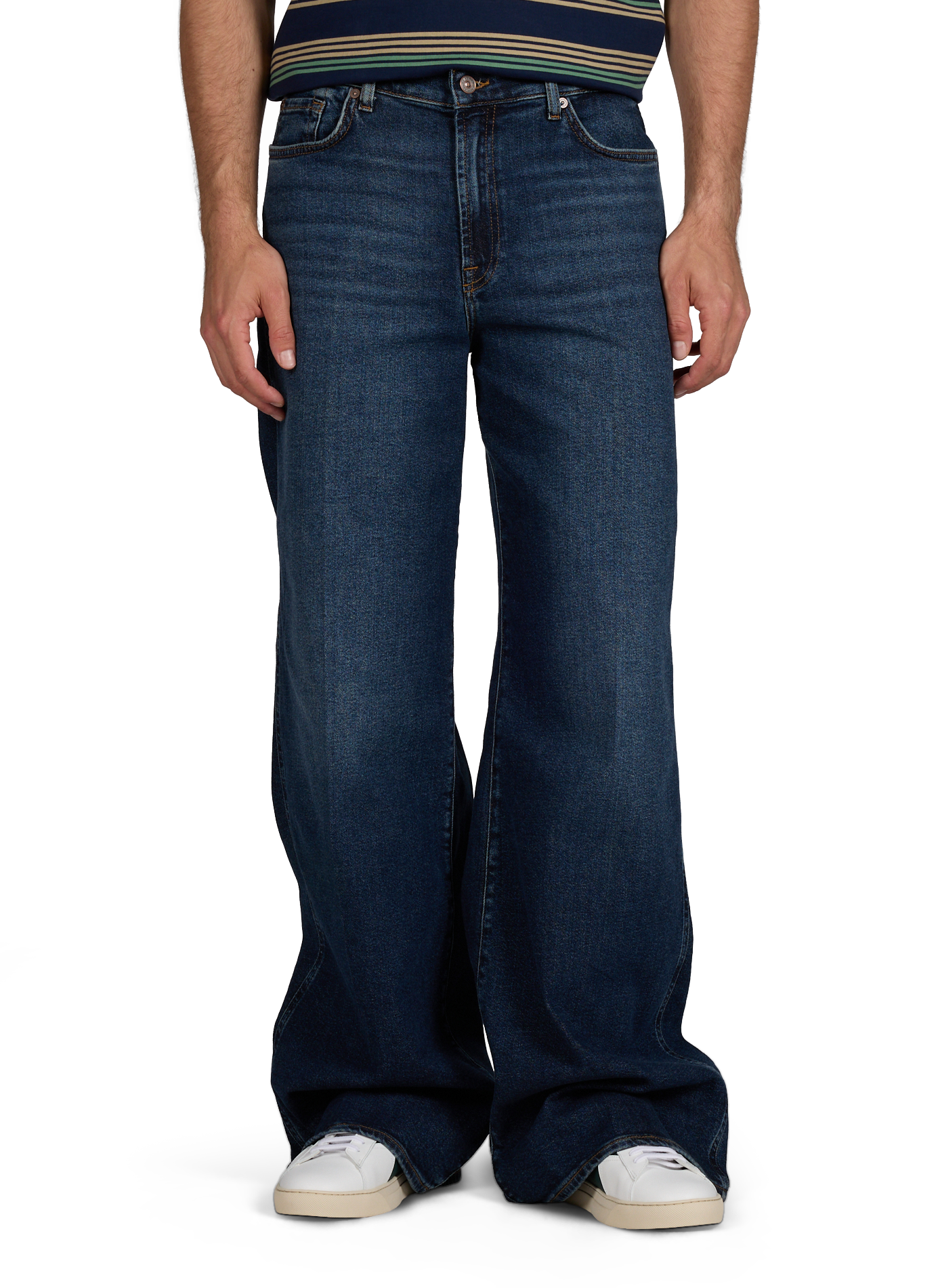 Pantalón acampanado 7 FOR ALL MANKIND Azul